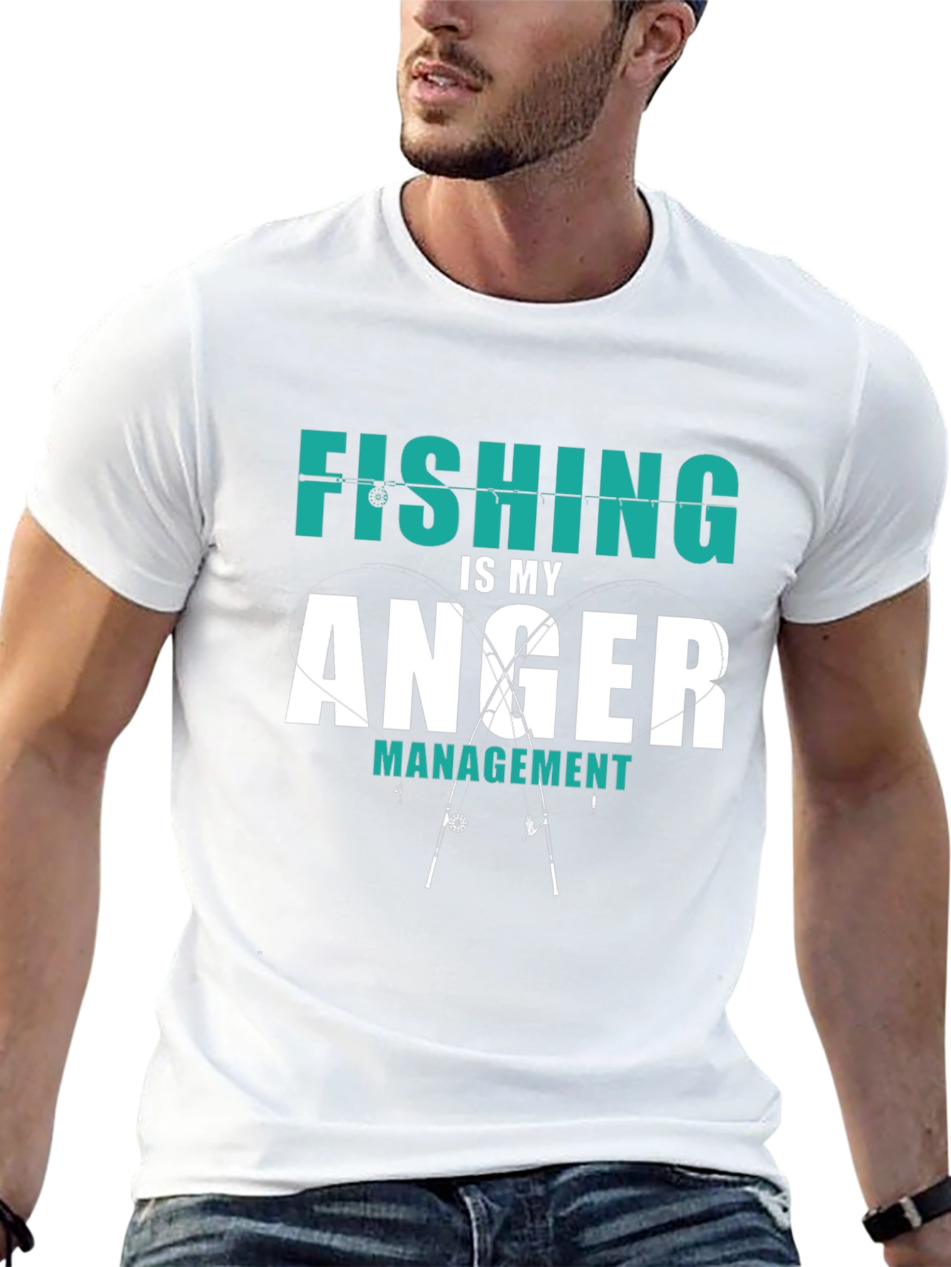 Fishing is My Anger Management Graphic Tee