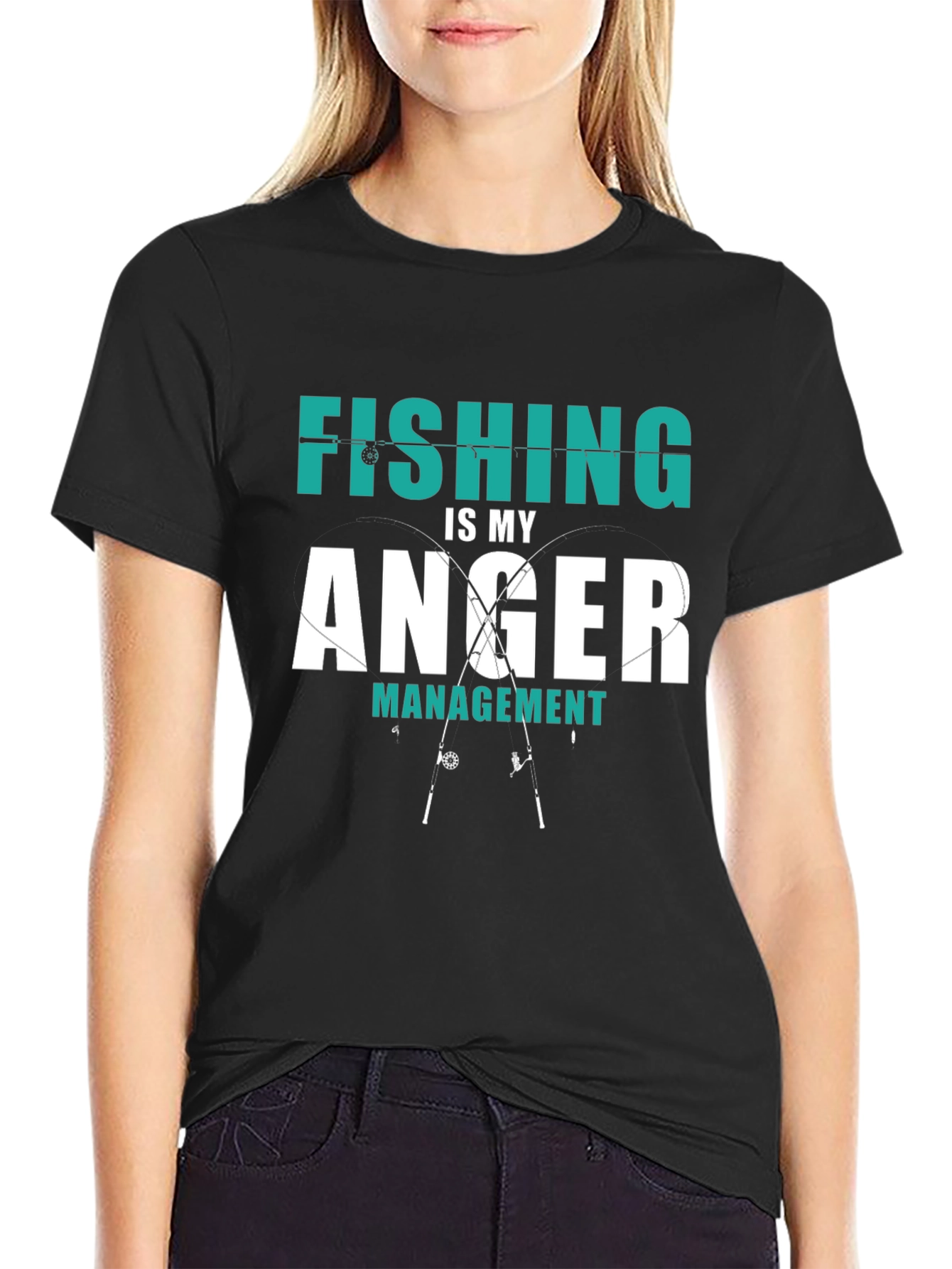 Fishing is My Anger Management Graphic Tee
