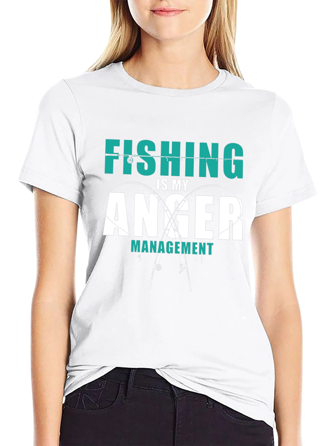 Fishing is My Anger Management Graphic Tee
