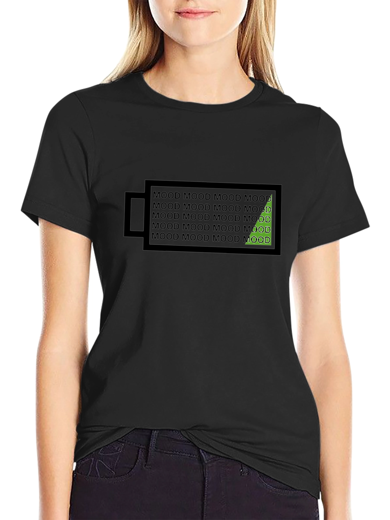 Mood Battery Black T-Shirt