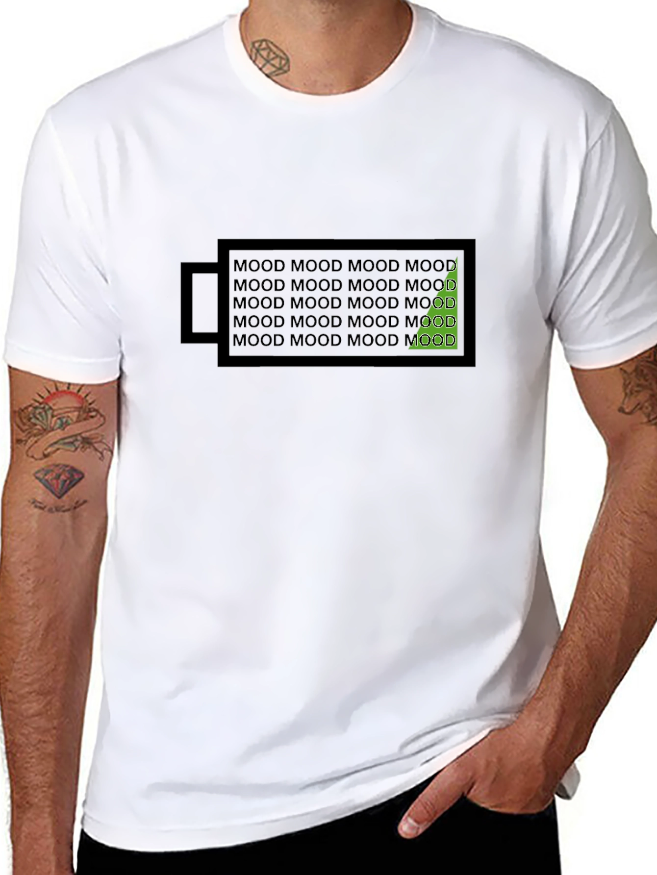 Mood Battery Black T-Shirt