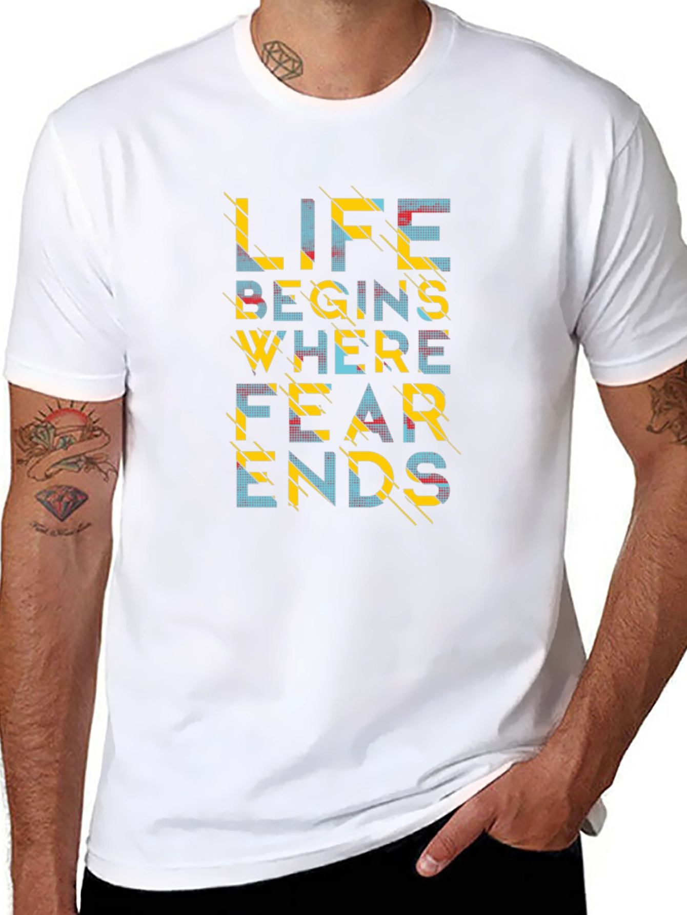 Life Begins Where Fear Ends - Graphic Tee
