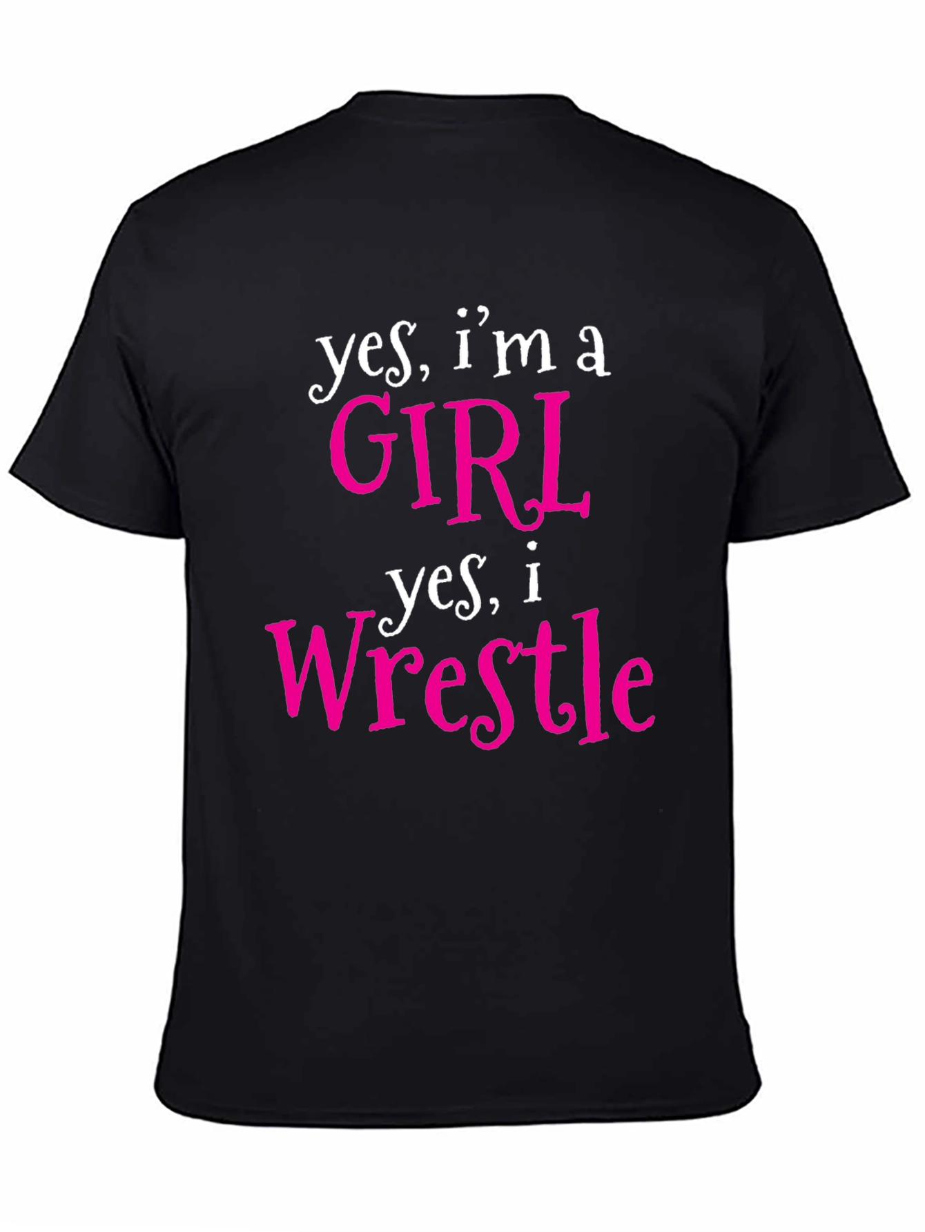 Girl Wrestler Graphic T-Shirt