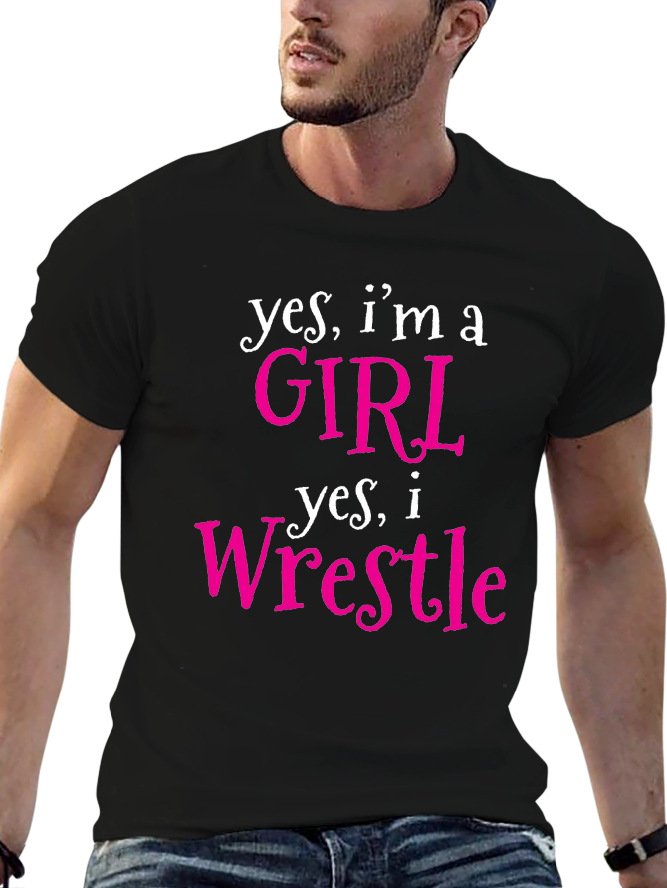 Girl Wrestler Graphic T-Shirt