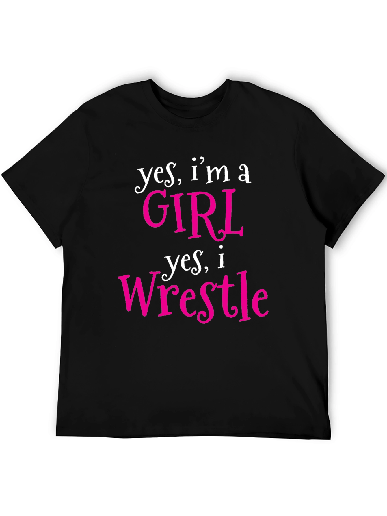 Girl Wrestler Graphic T-Shirt