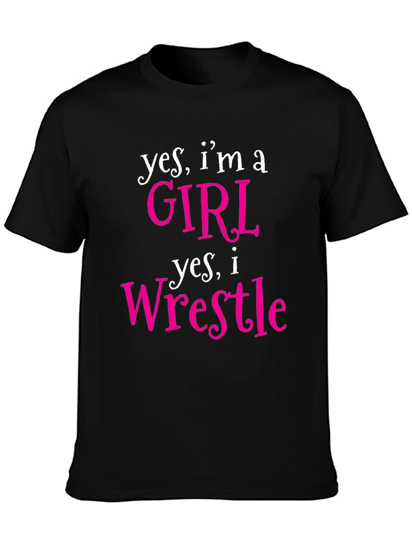 Girl Wrestler Graphic T-Shirt