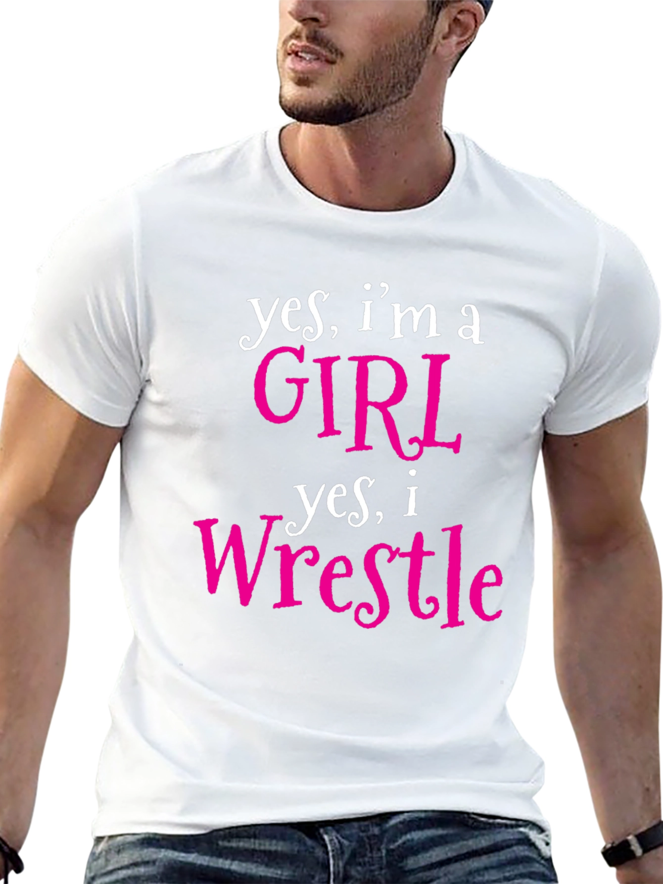 Girl Wrestler Graphic T-Shirt