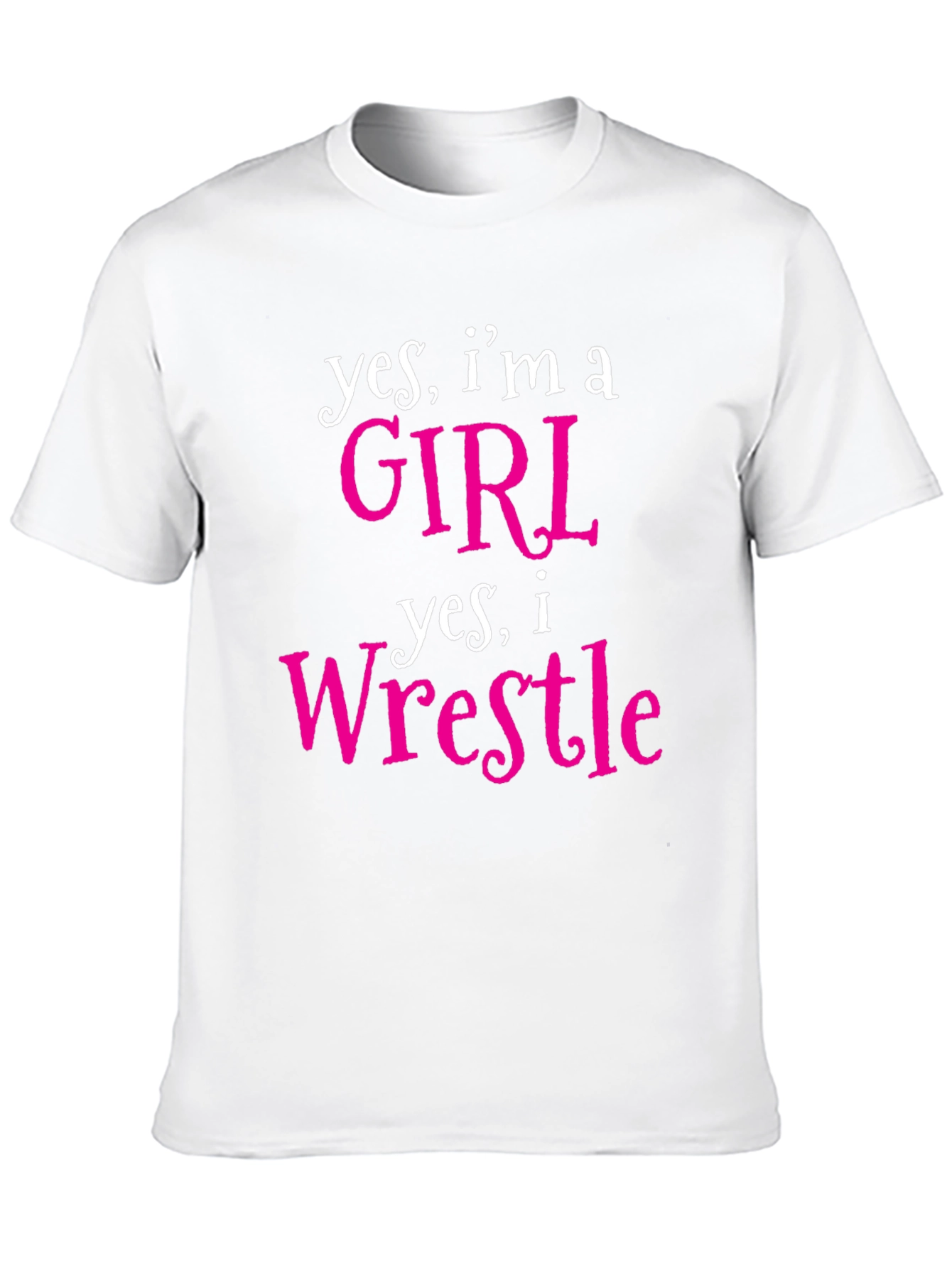 Girl Wrestler Graphic T-Shirt