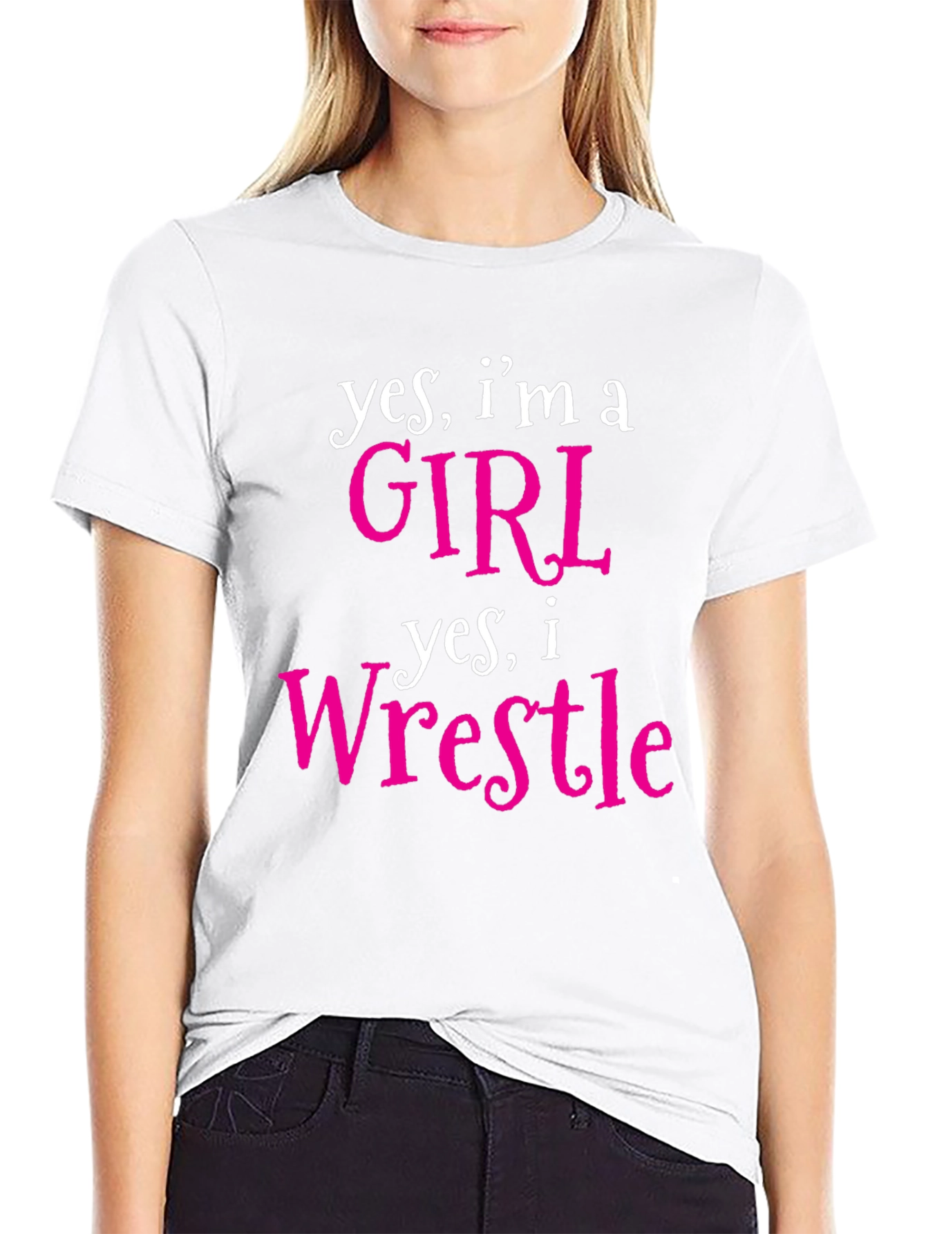 Girl Wrestler Graphic T-Shirt