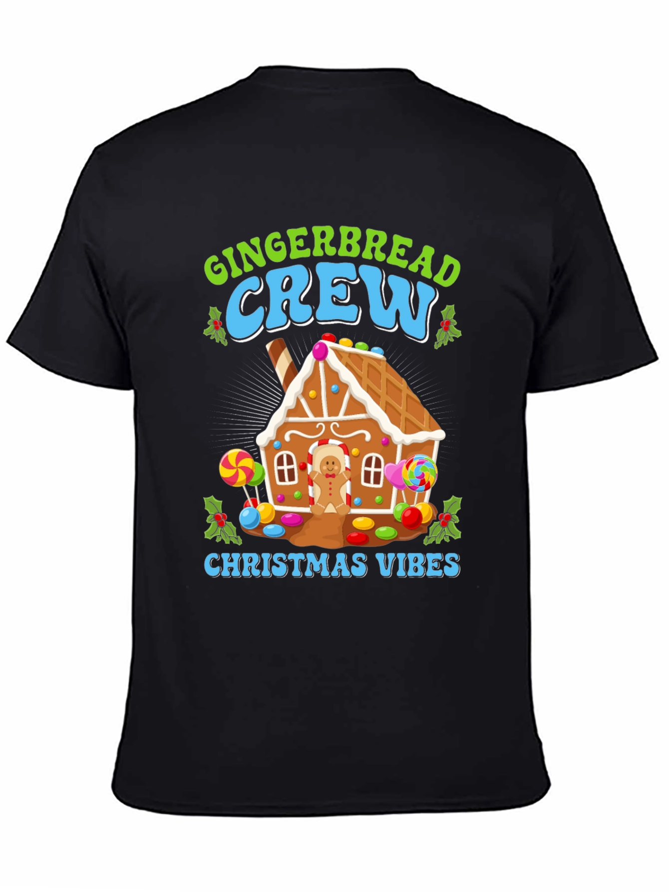 Gingerbread Crew Christmas Vibes T-Shirt