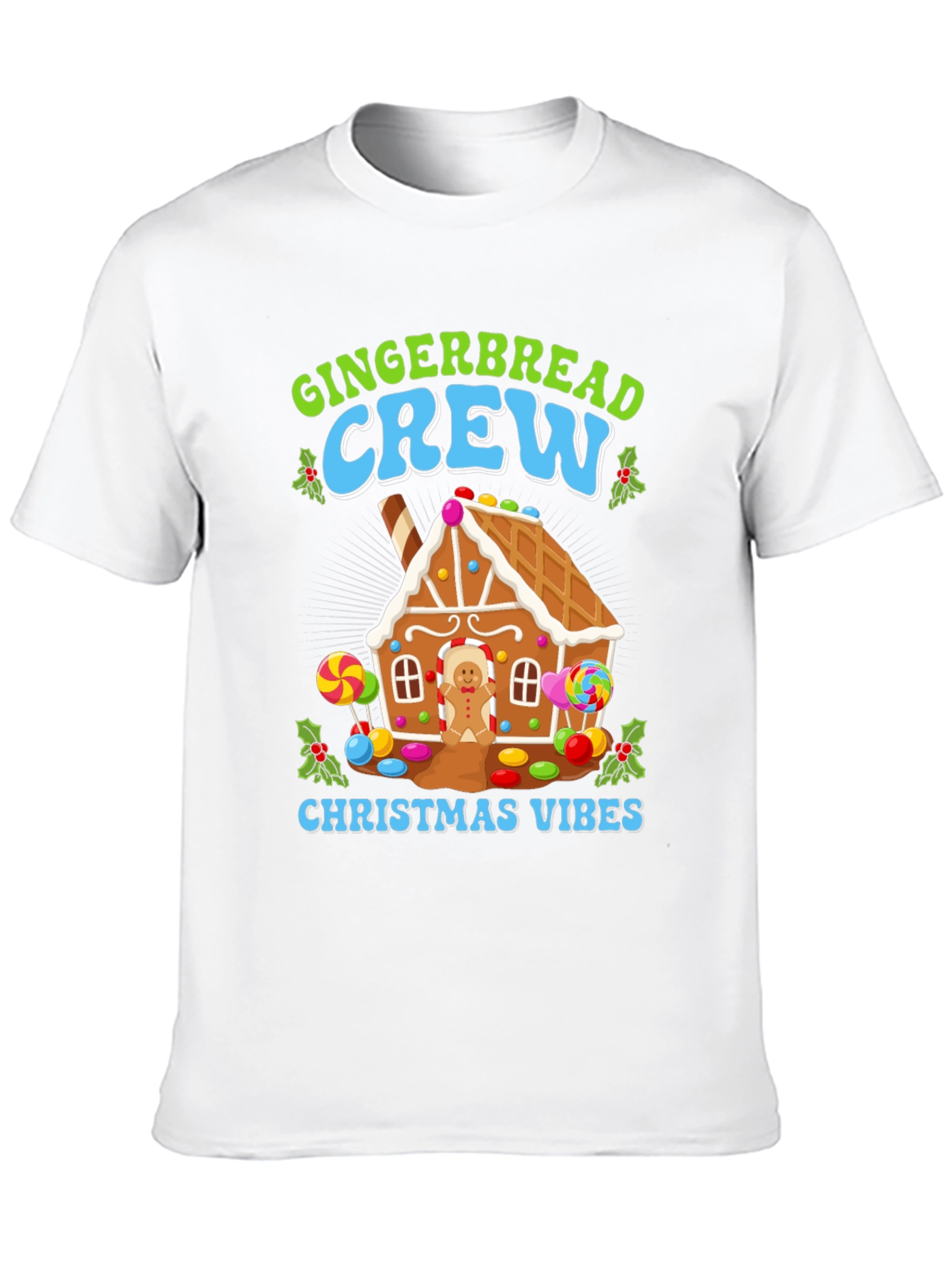 Gingerbread Crew Christmas Vibes T-Shirt