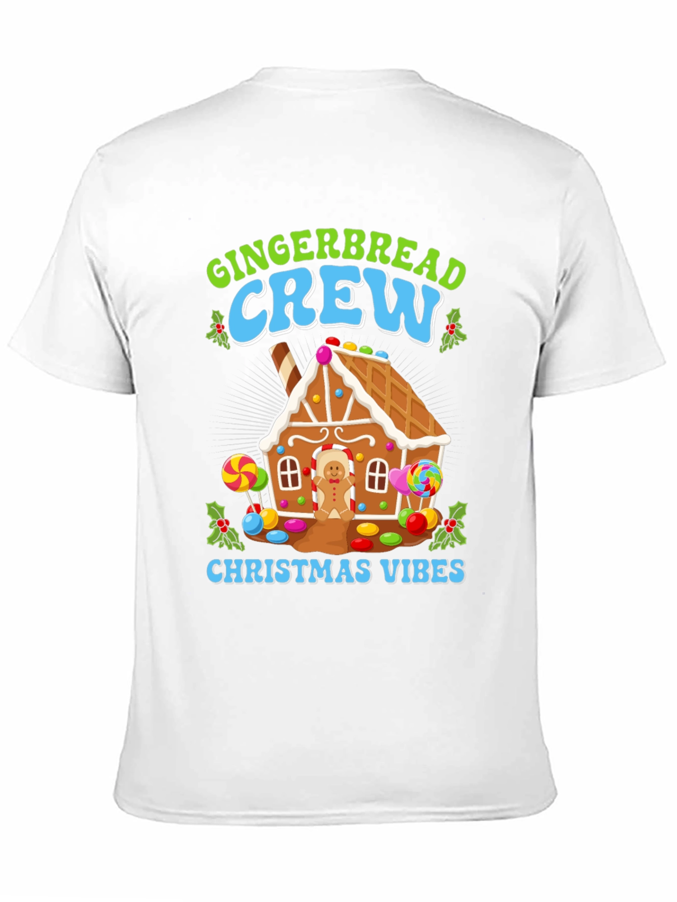 Gingerbread Crew Christmas Vibes T-Shirt
