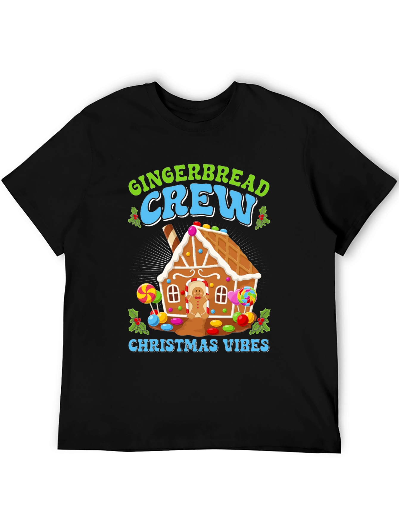 Gingerbread Crew Christmas Vibes T-Shirt