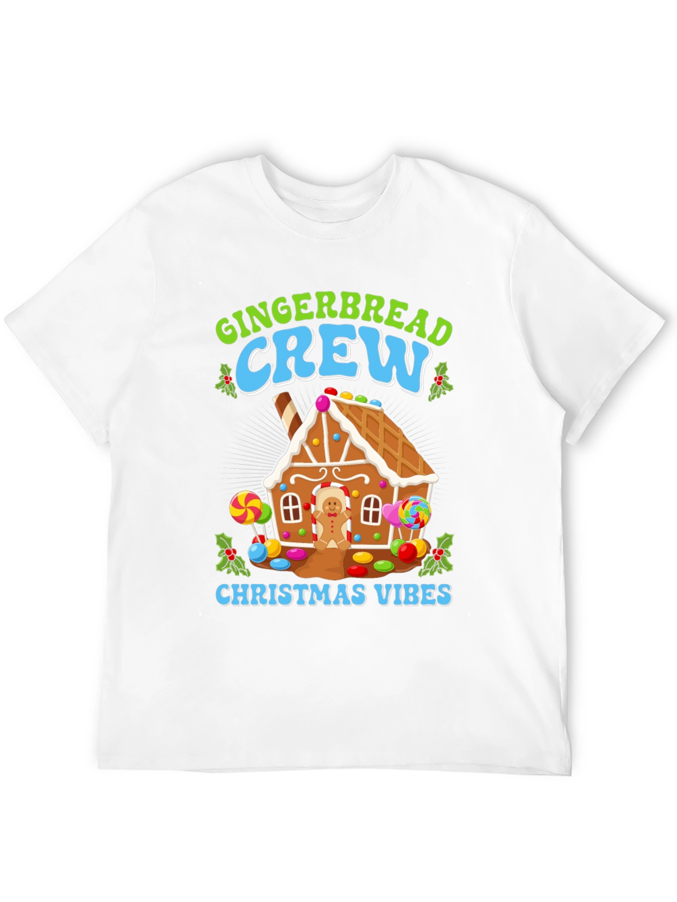 Gingerbread Crew Christmas Vibes T-Shirt