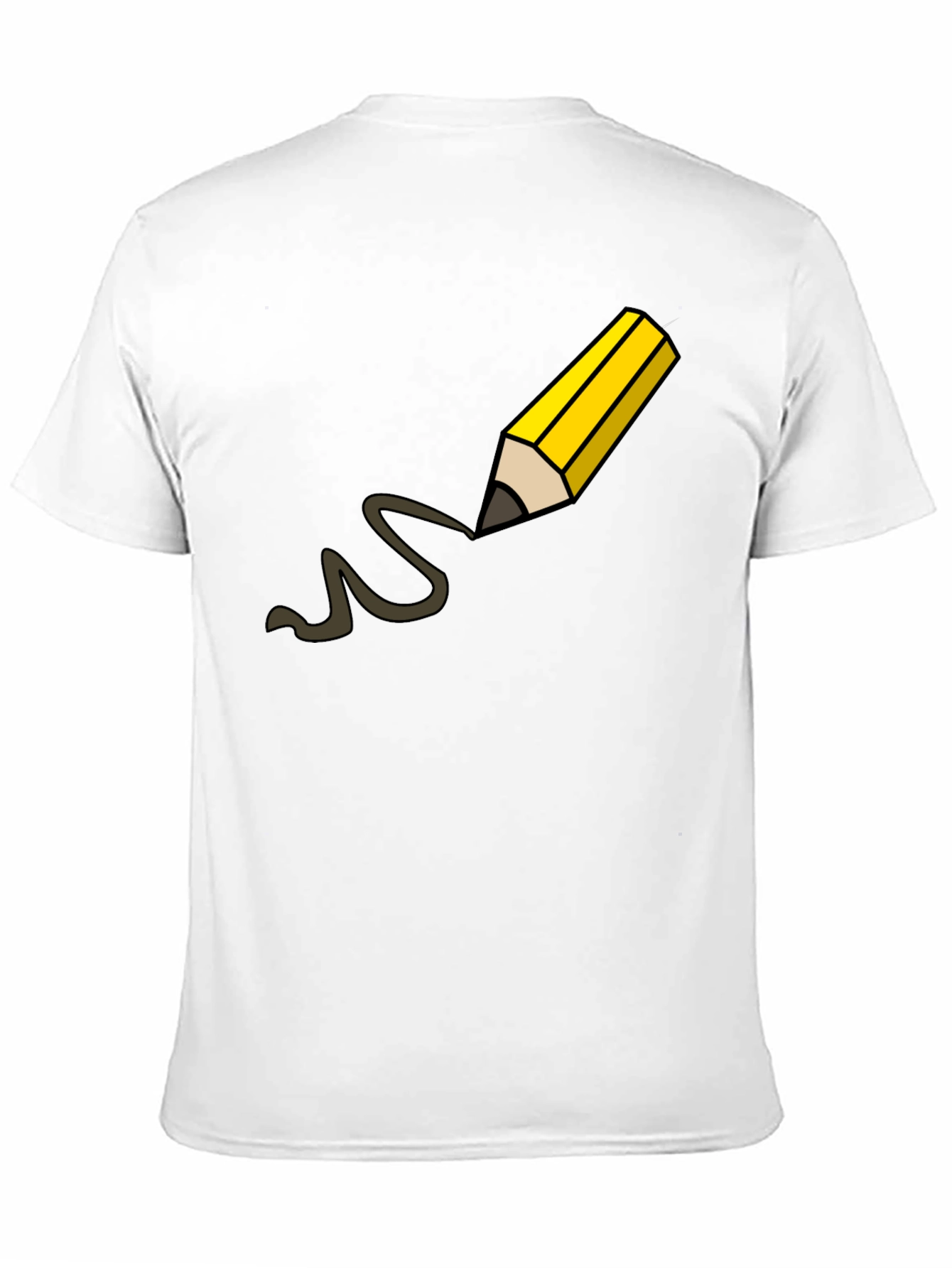 Pencil Drawing Black T-Shirt