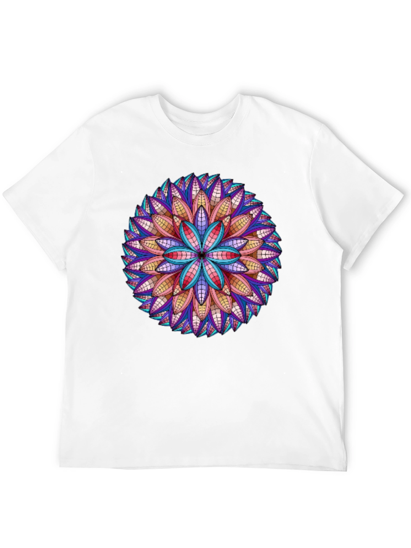 Abstract Flower Mandala Graphic Tee