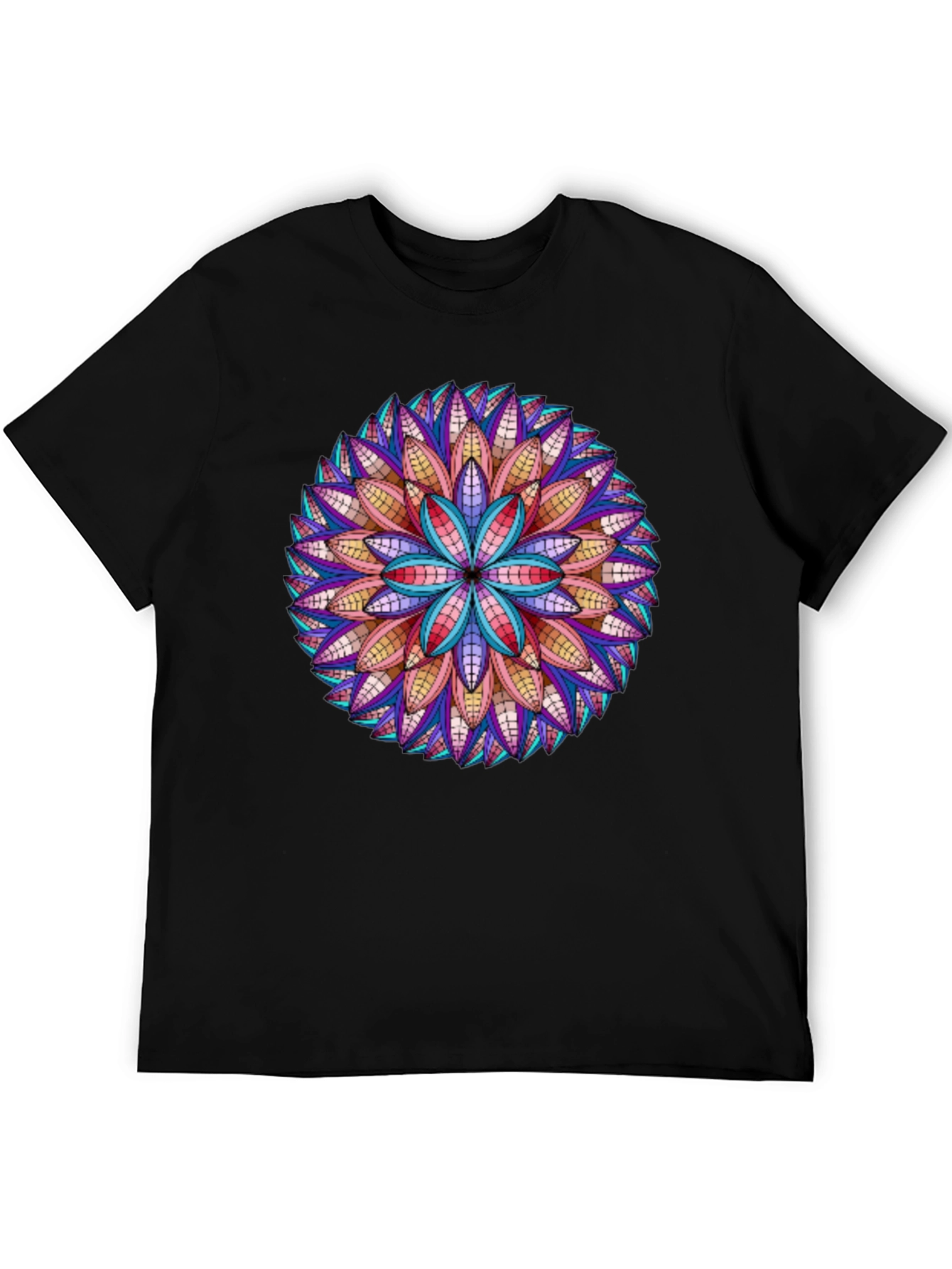 Abstract Flower Mandala Graphic Tee