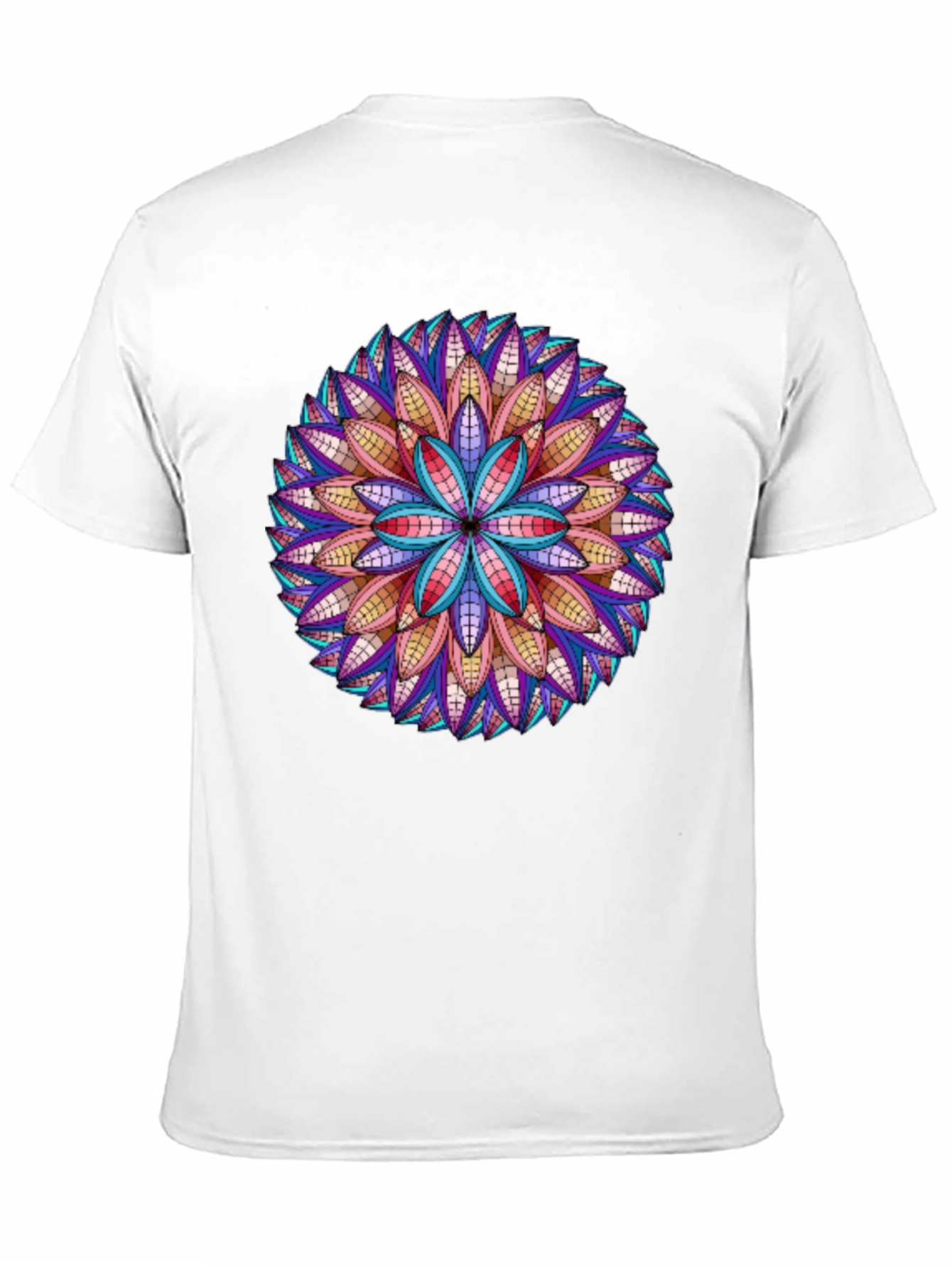 Abstract Flower Mandala Graphic Tee
