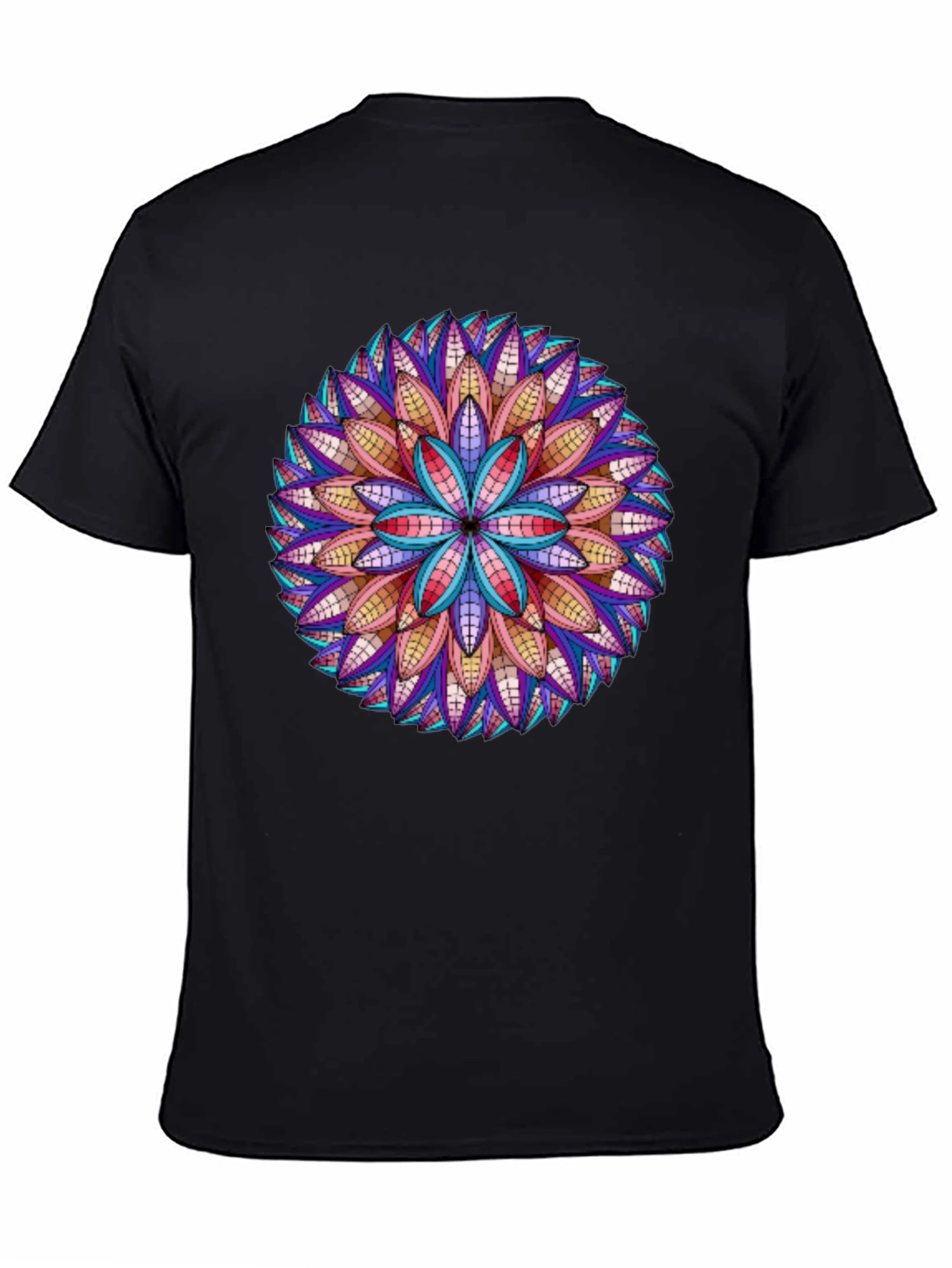 Abstract Flower Mandala Graphic Tee