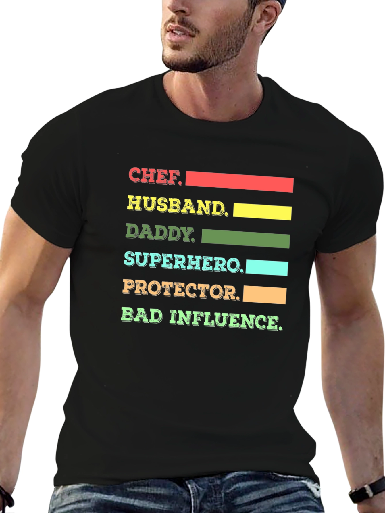 Chef Husband Daddy Graphic T-Shirt