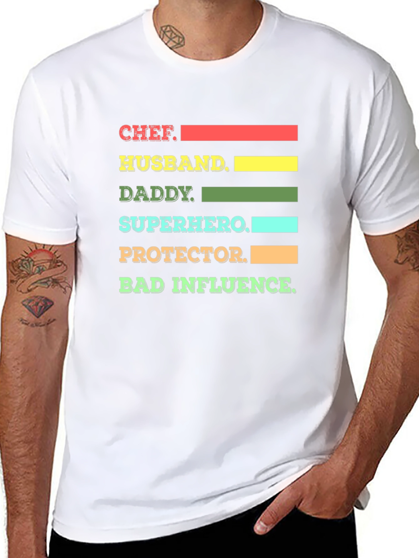 Chef Husband Daddy Graphic T-Shirt