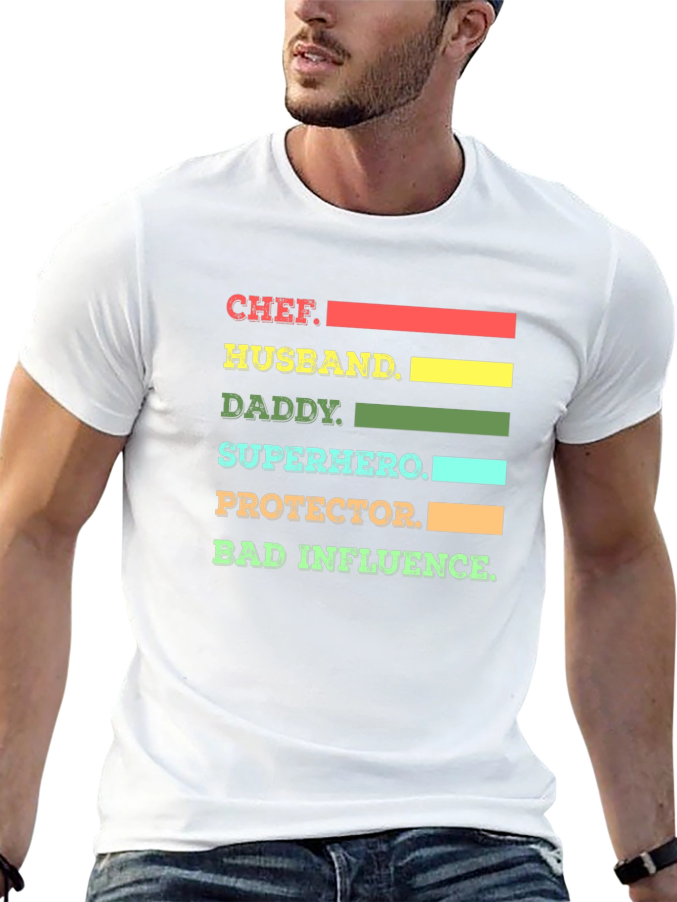 Chef Husband Daddy Graphic T-Shirt