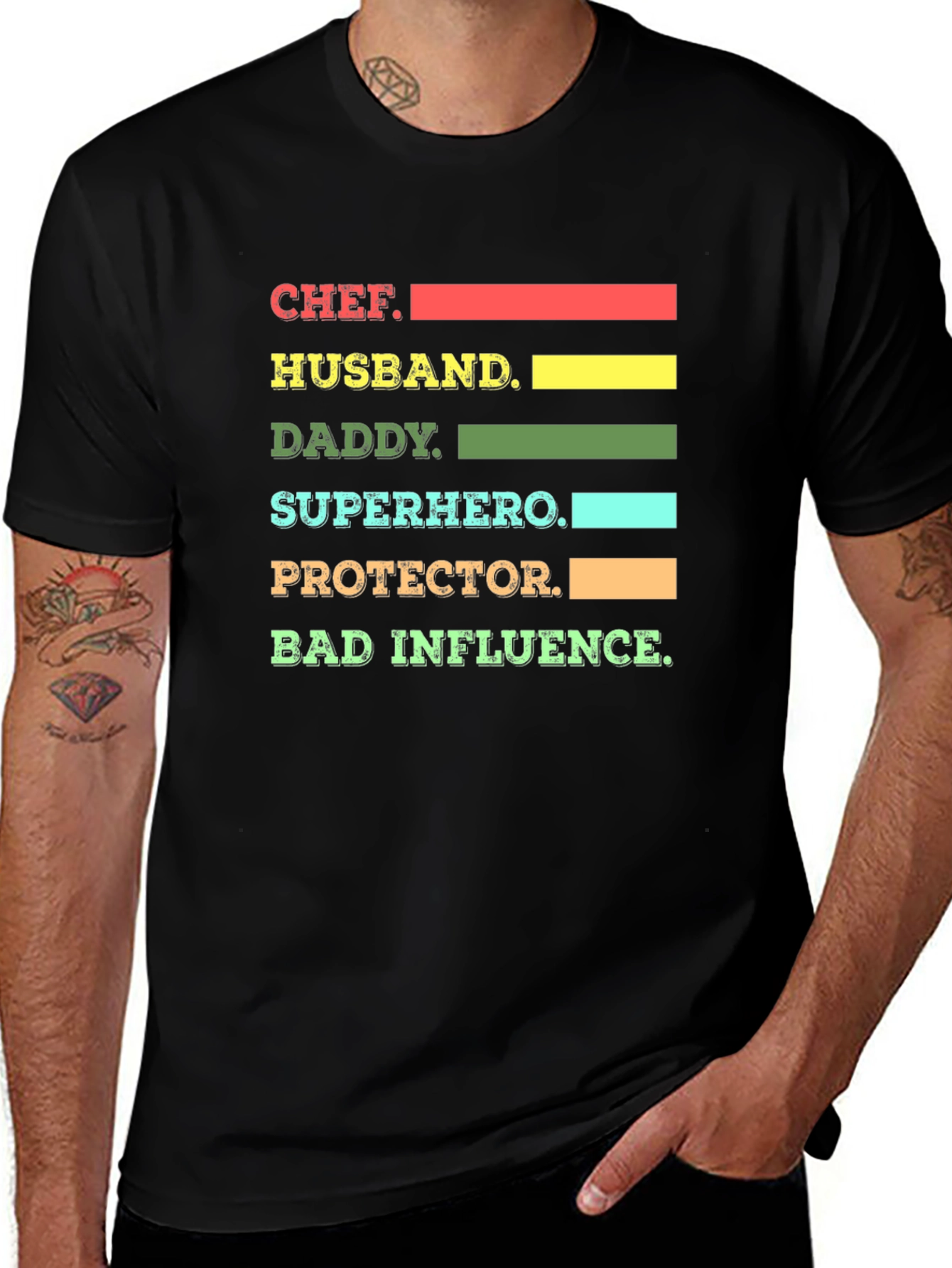 Chef Husband Daddy Graphic T-Shirt