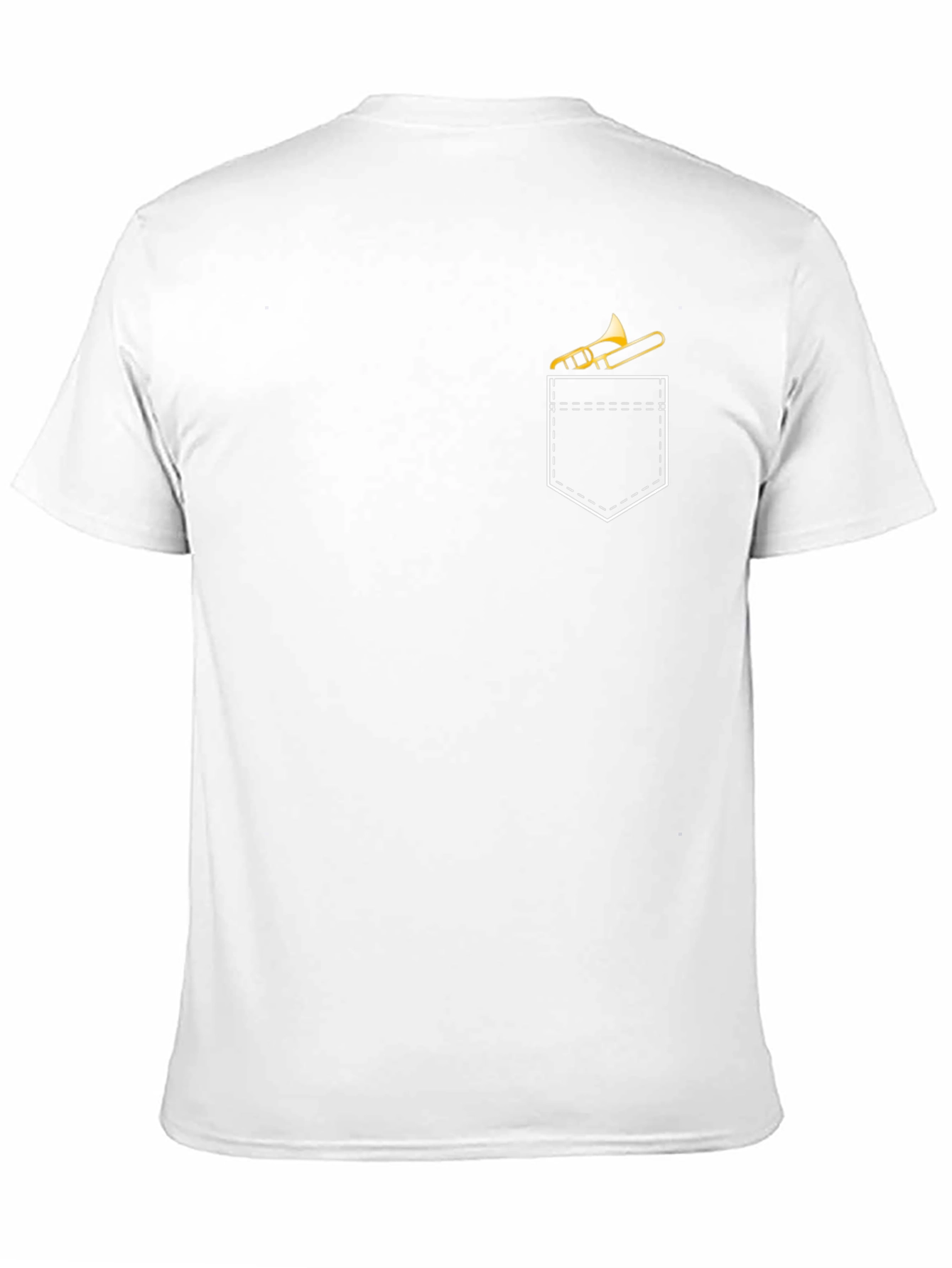 Trombone Pocket Tee - Musicians Novelty T-Shirt