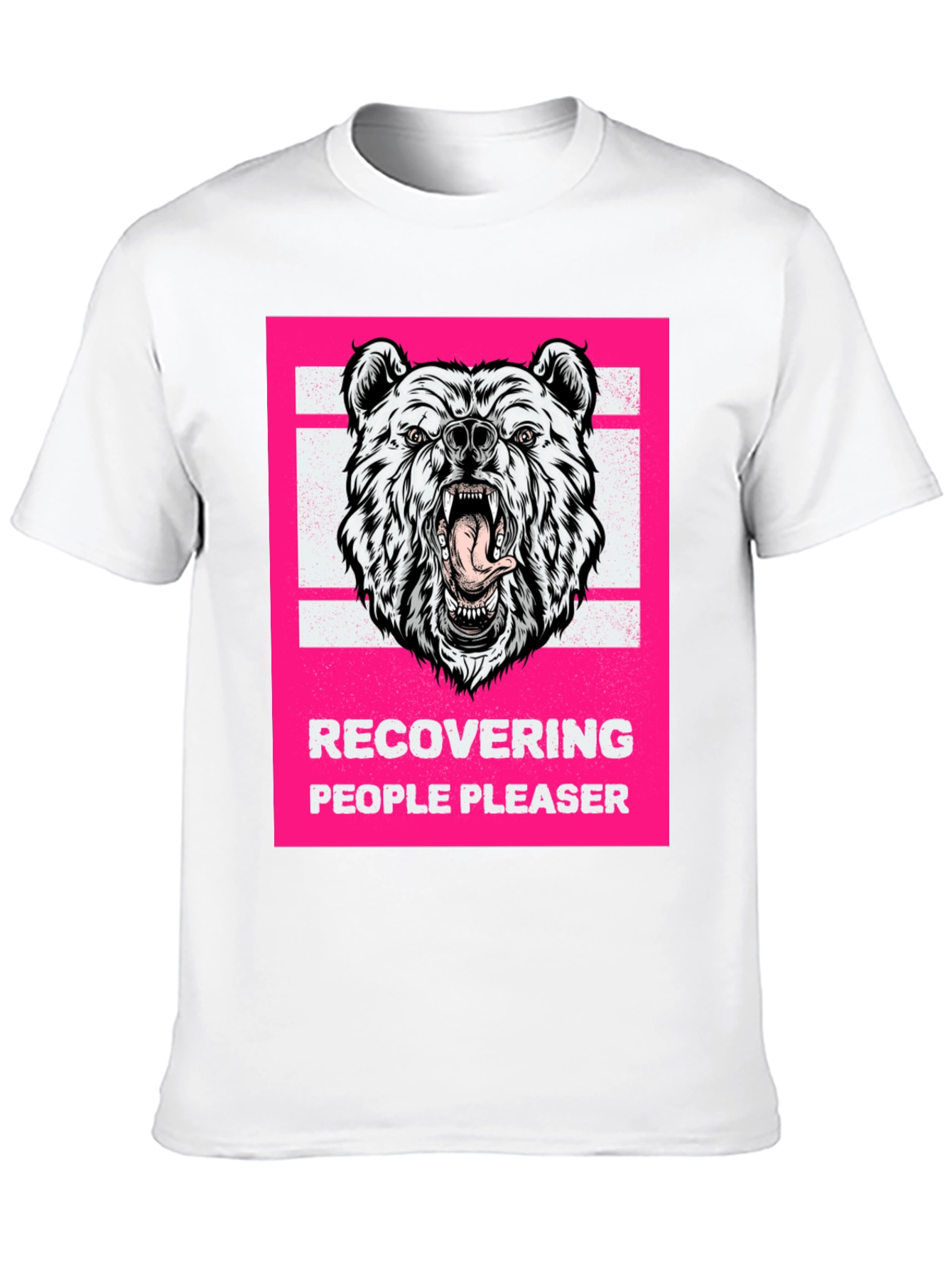 Recovering People Pleaser Bear Graphic Tee