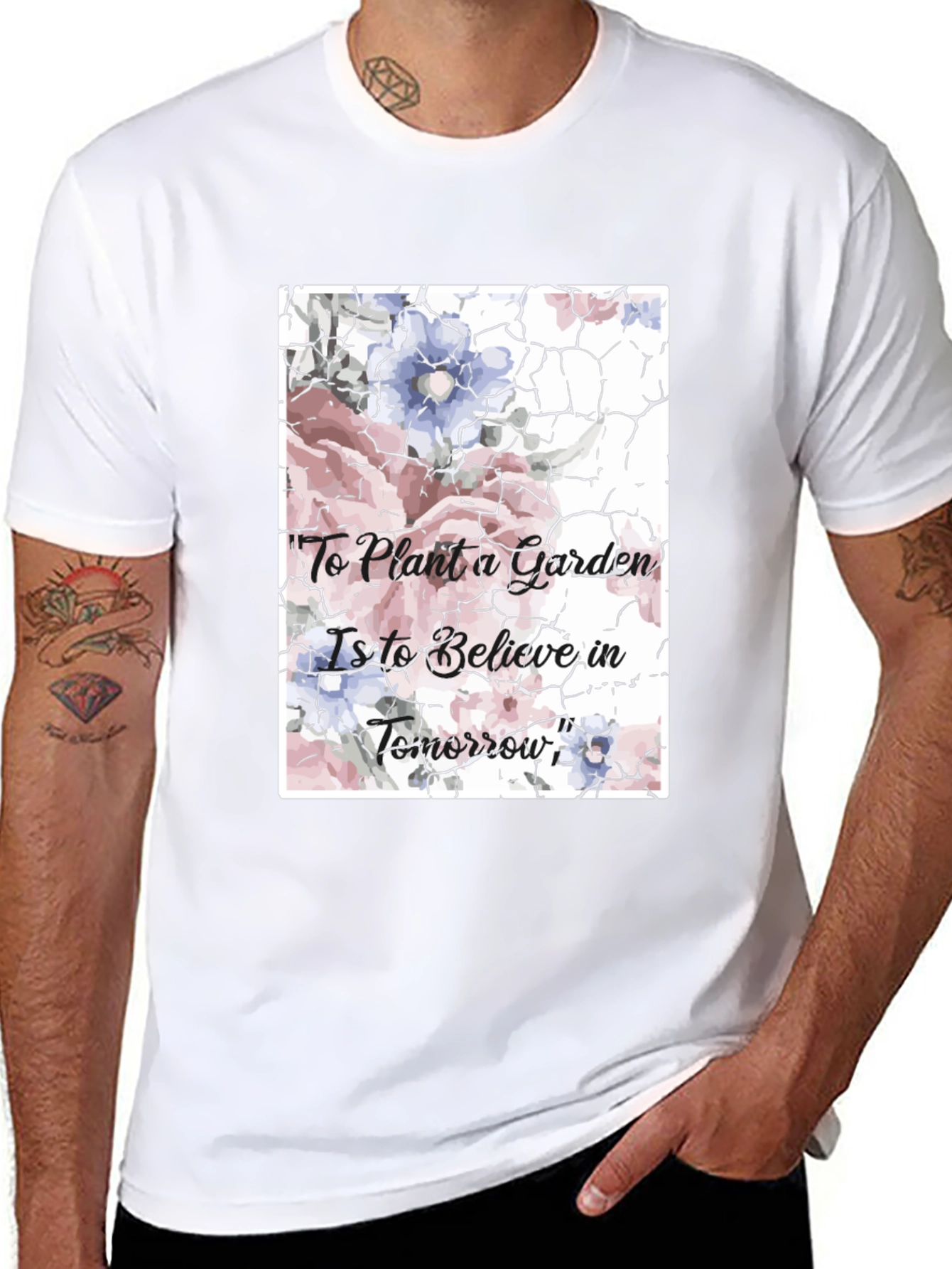 Floral Garden Believe T-Shirt