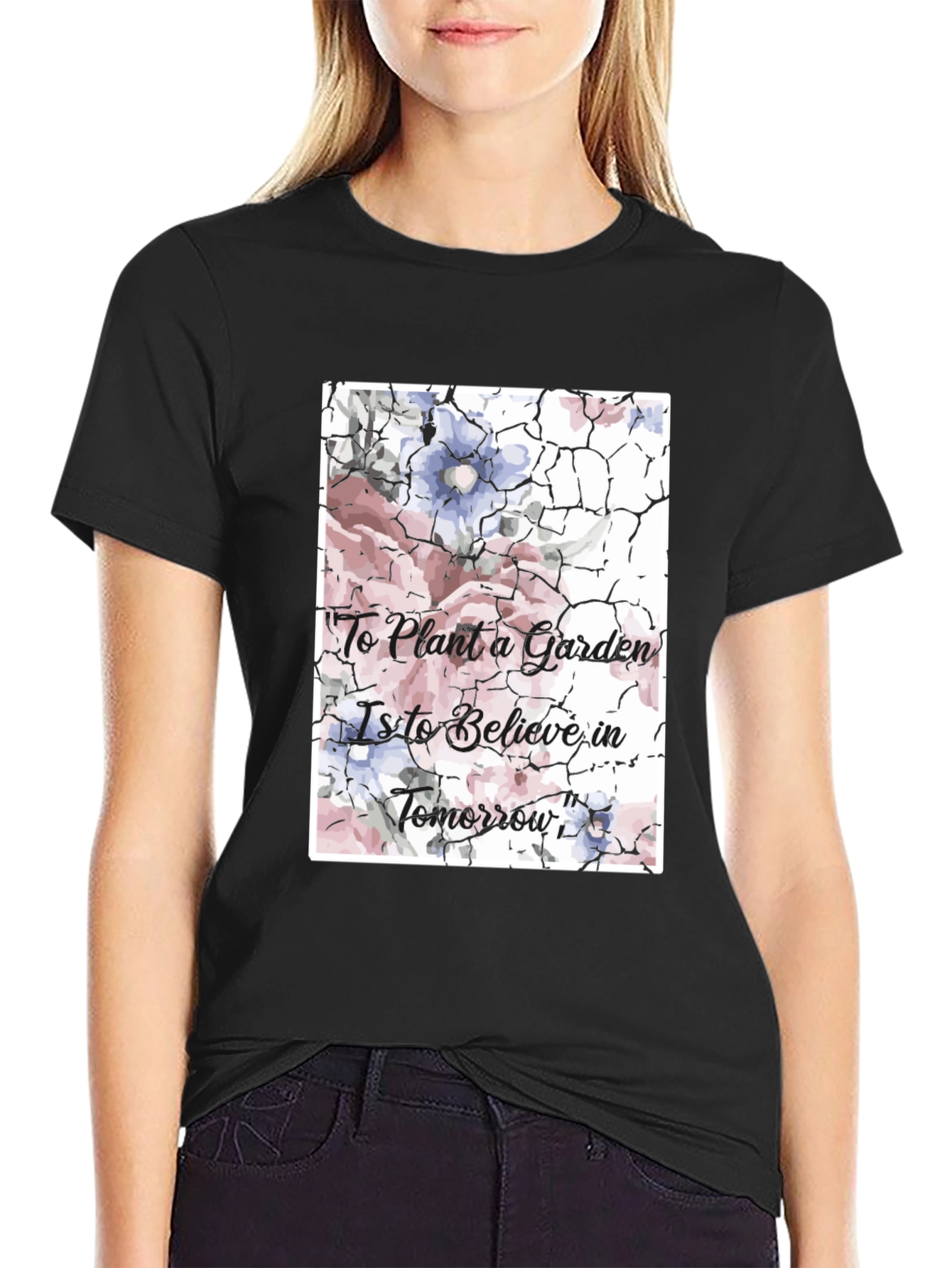 Floral Garden Believe T-Shirt