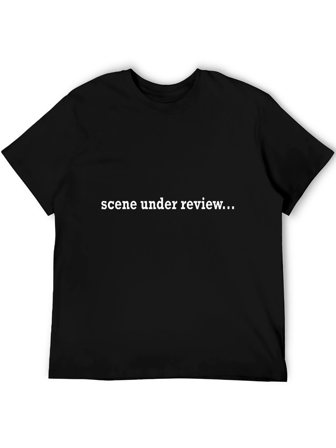 Scene Under Review Black Graphic Tee