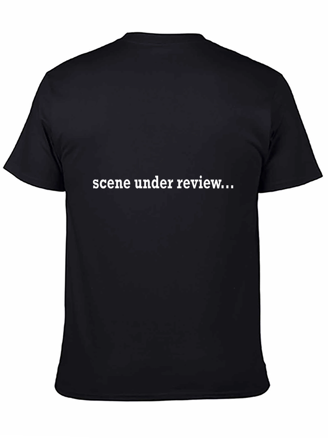 Scene Under Review Black Graphic Tee