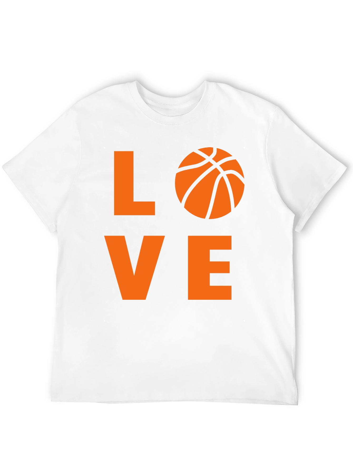 Love Basketball Graphic Tee - Black Cotton Shirt