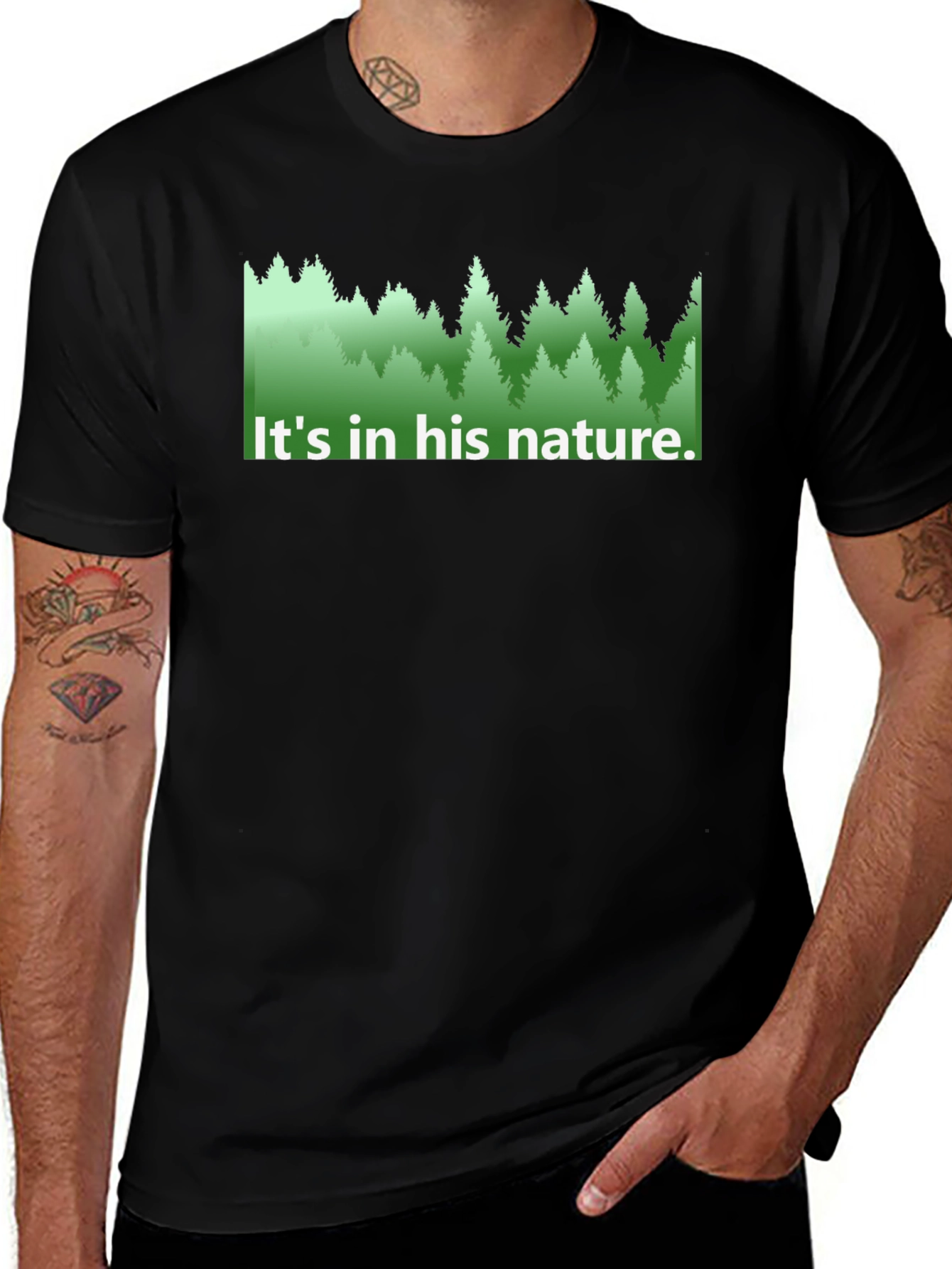Nature Lovers Tee - Its in his nature.