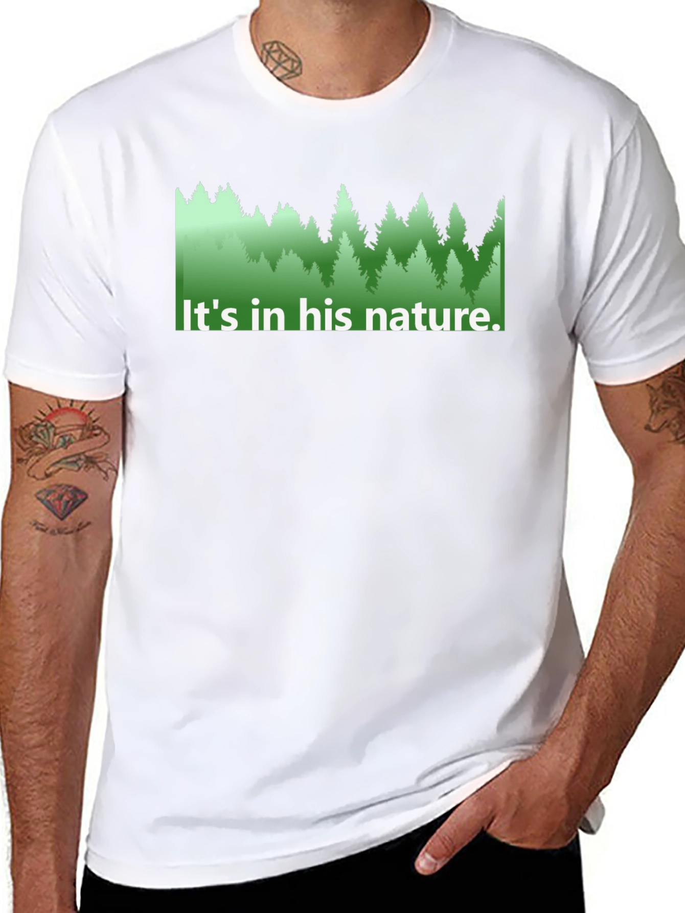 Nature Lovers Tee - Its in his nature.