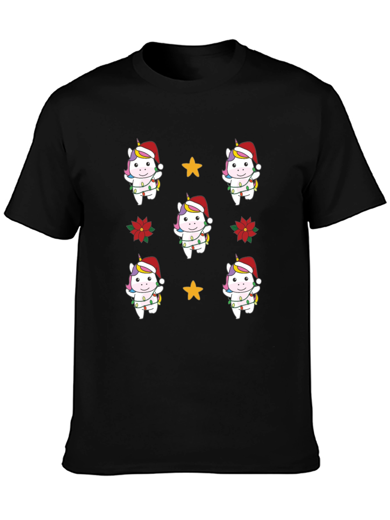Christmas Unicorn T-Shirt Cute Holiday Tee