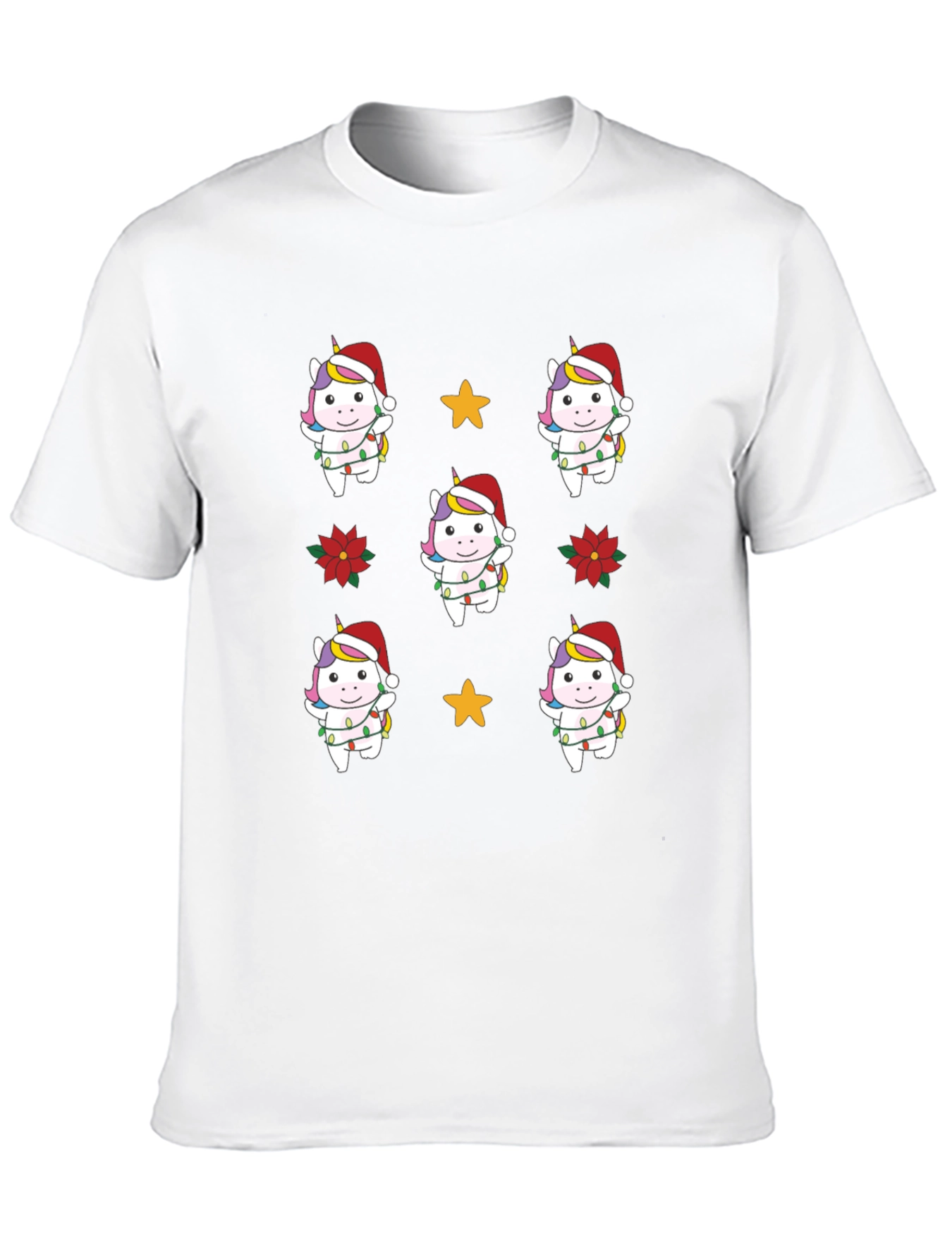 Christmas Unicorn T-Shirt Cute Holiday Tee