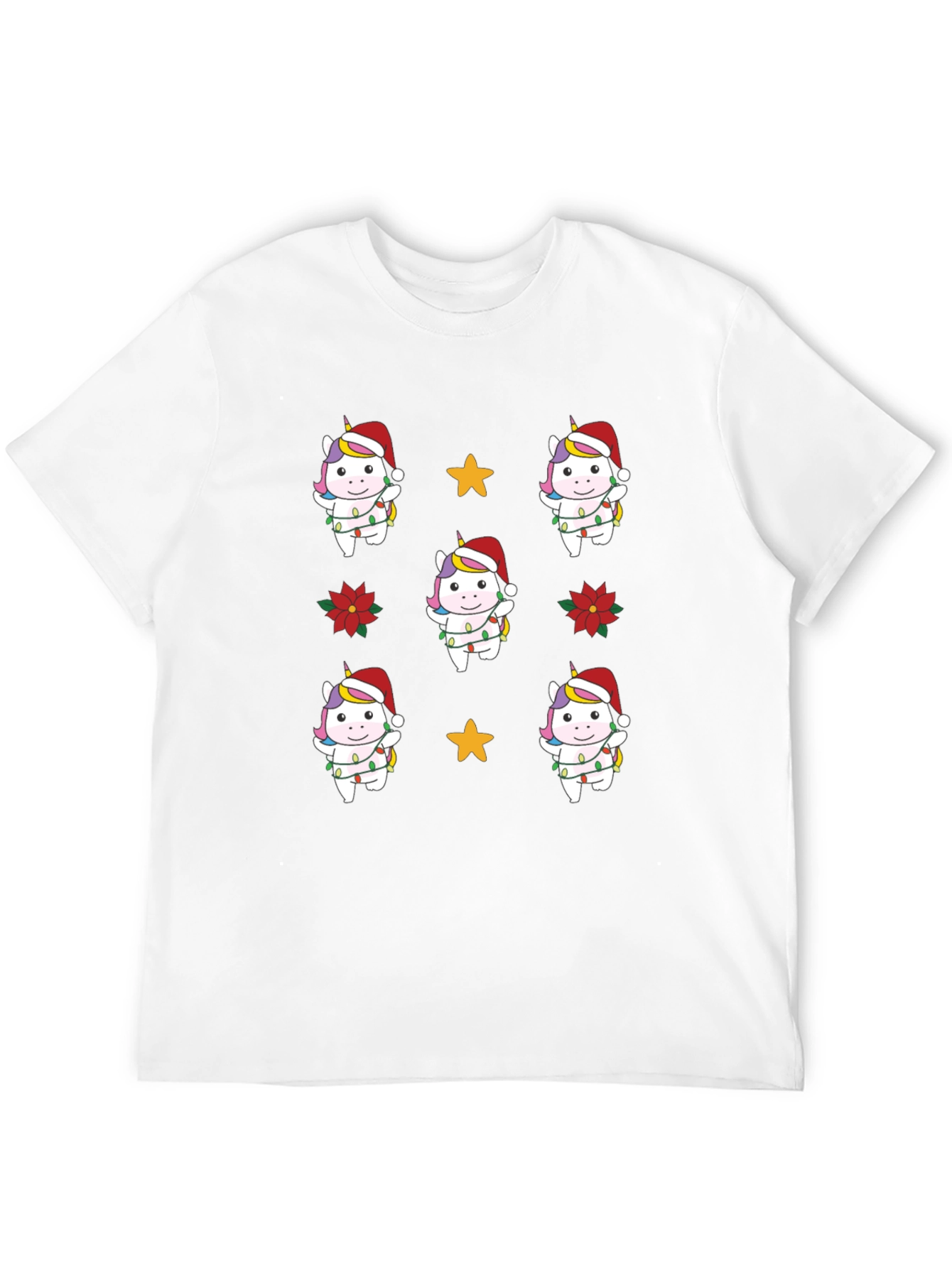 Christmas Unicorn T-Shirt Cute Holiday Tee