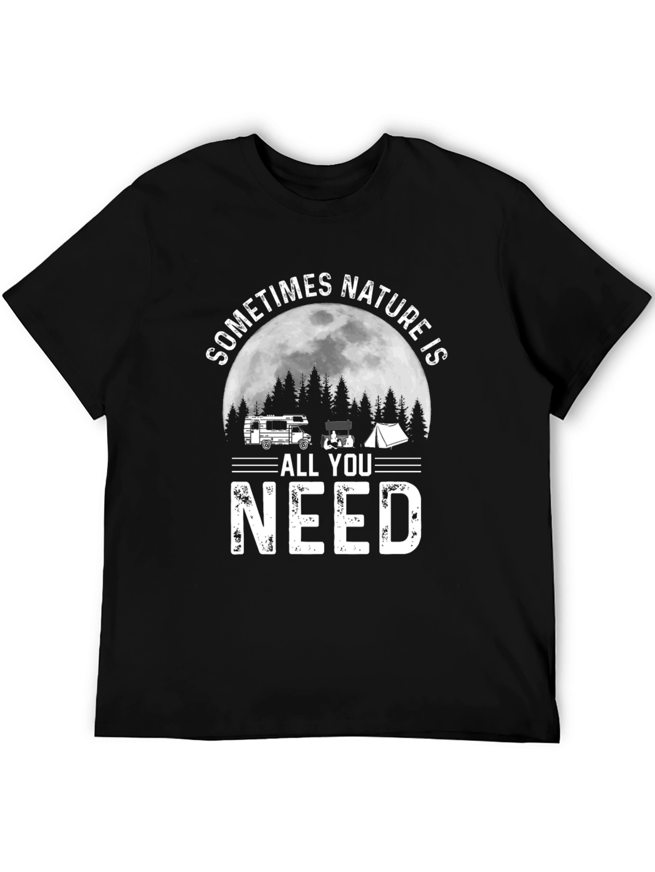 Nature Camping T-Shirt - Adventure Awaits!