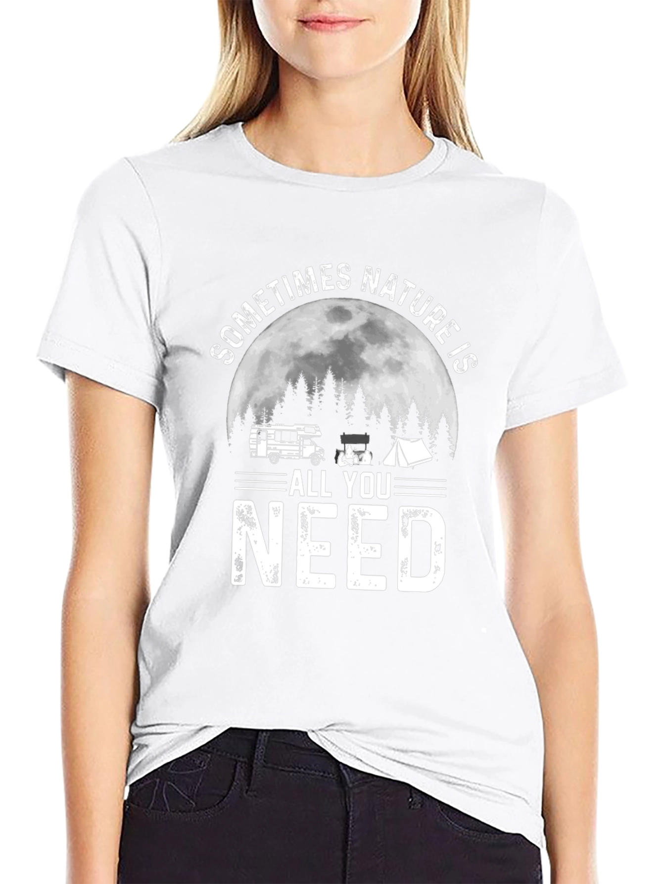 Nature Camping T-Shirt - Adventure Awaits!