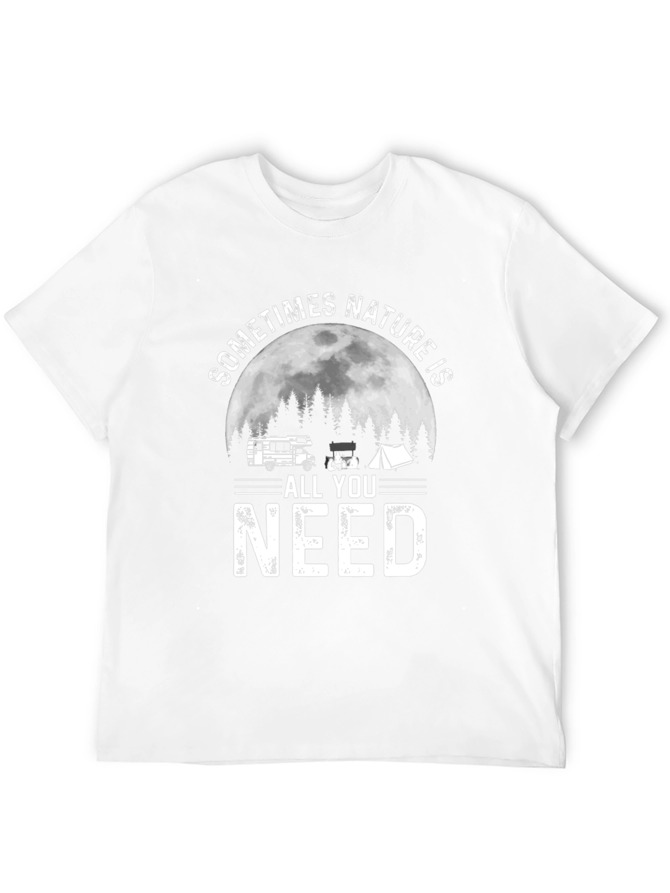 Nature Camping T-Shirt - Adventure Awaits!