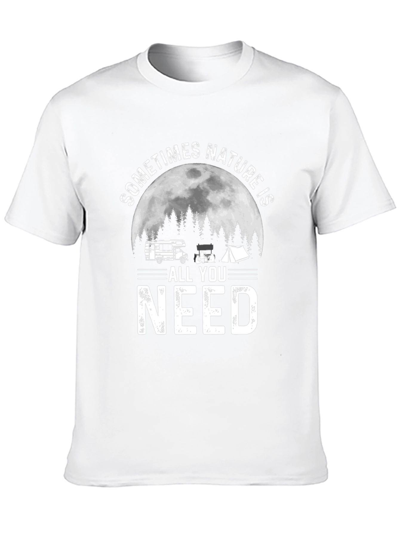 Nature Camping T-Shirt - Adventure Awaits!