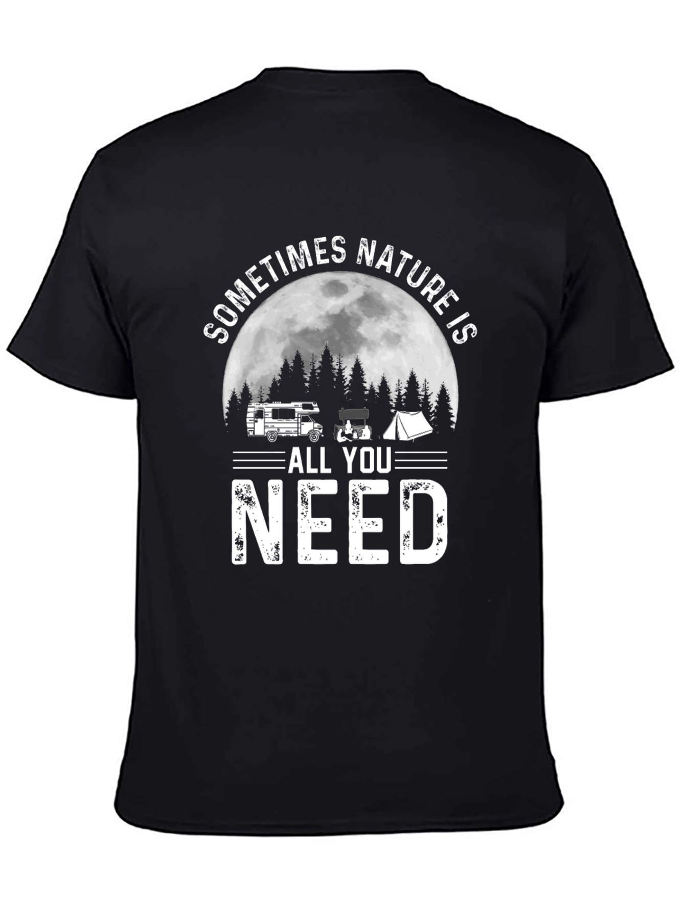 Nature Camping T-Shirt - Adventure Awaits!