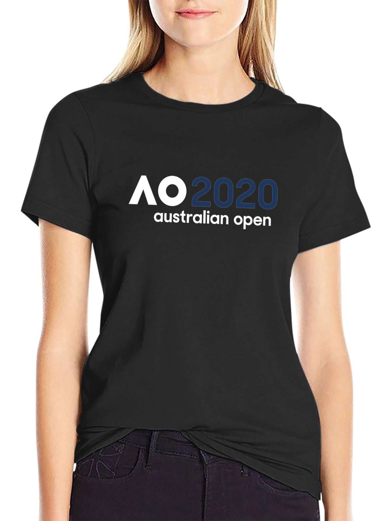 AO 2020 Australian Open Black T-Shirt