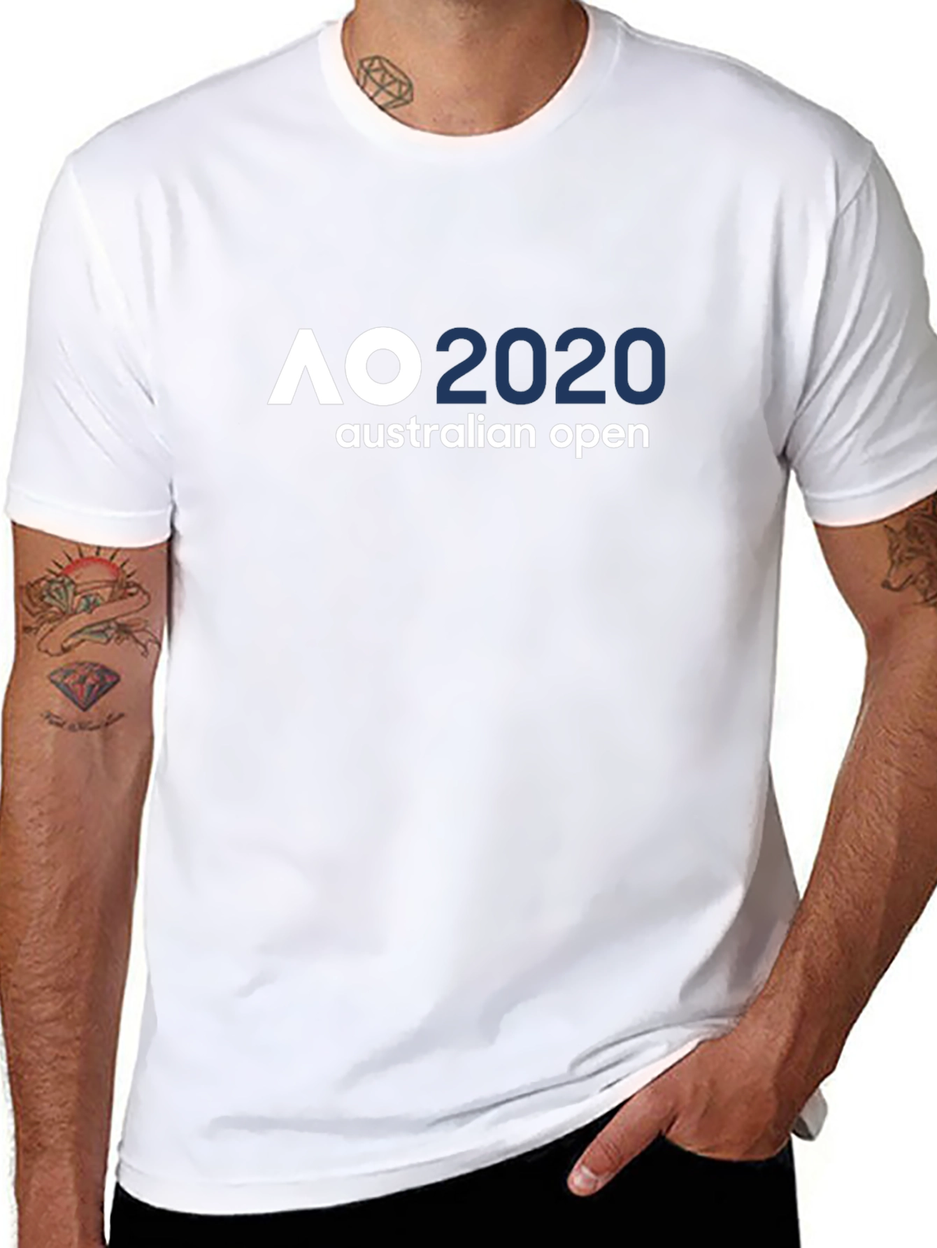 AO 2020 Australian Open Black T-Shirt