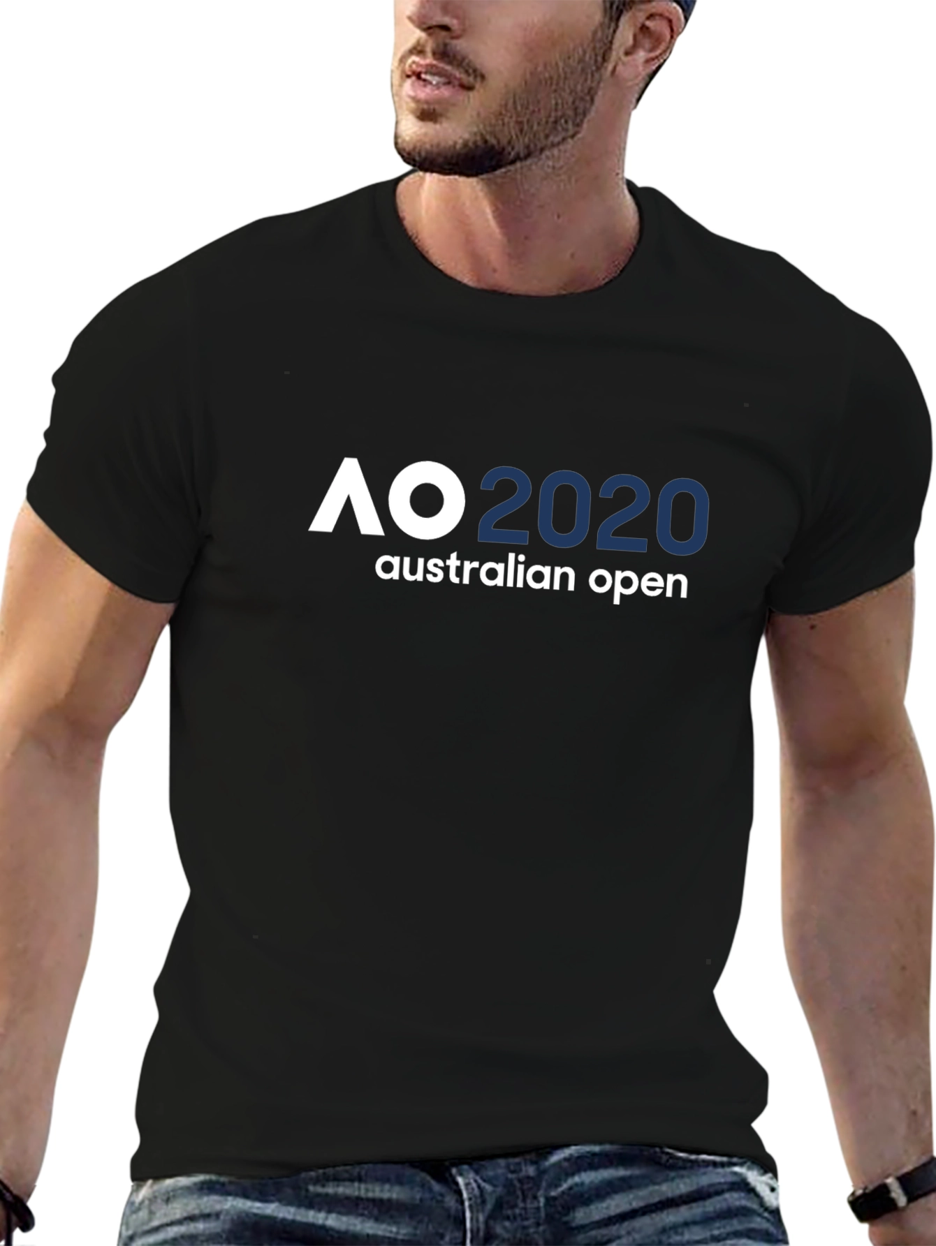 AO 2020 Australian Open Black T-Shirt