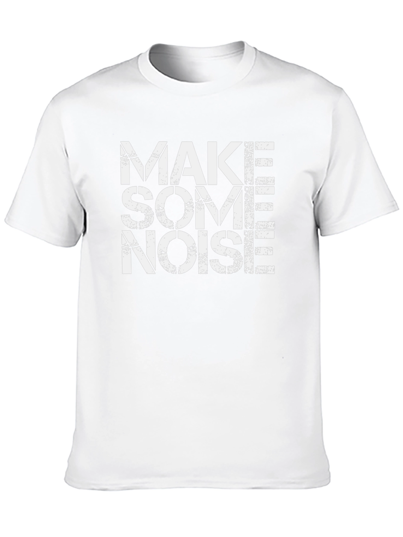 Make Some Noise T-Shirt - Black Cotton Tee