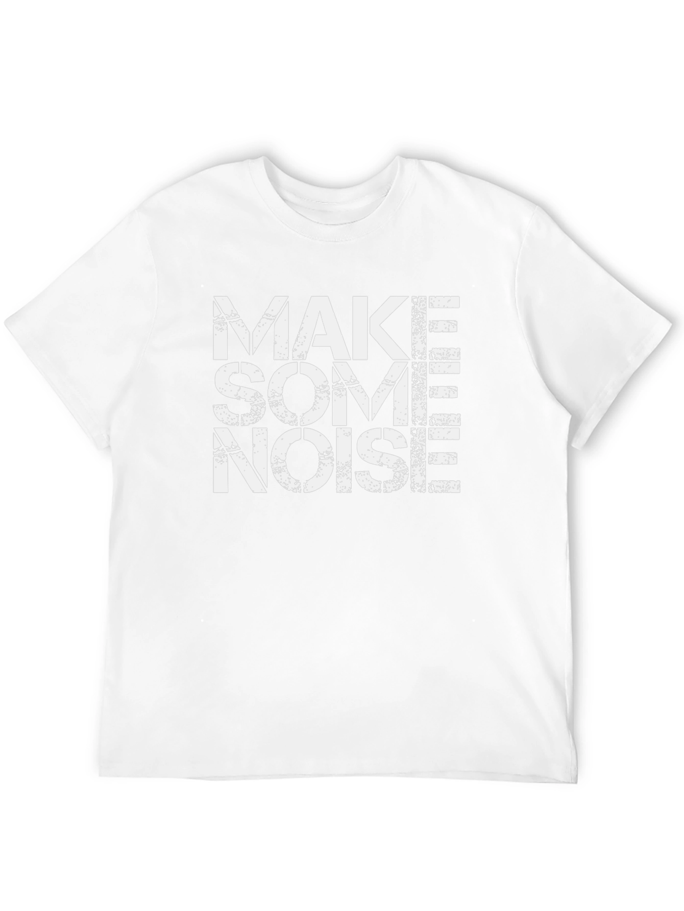 Make Some Noise T-Shirt - Black Cotton Tee