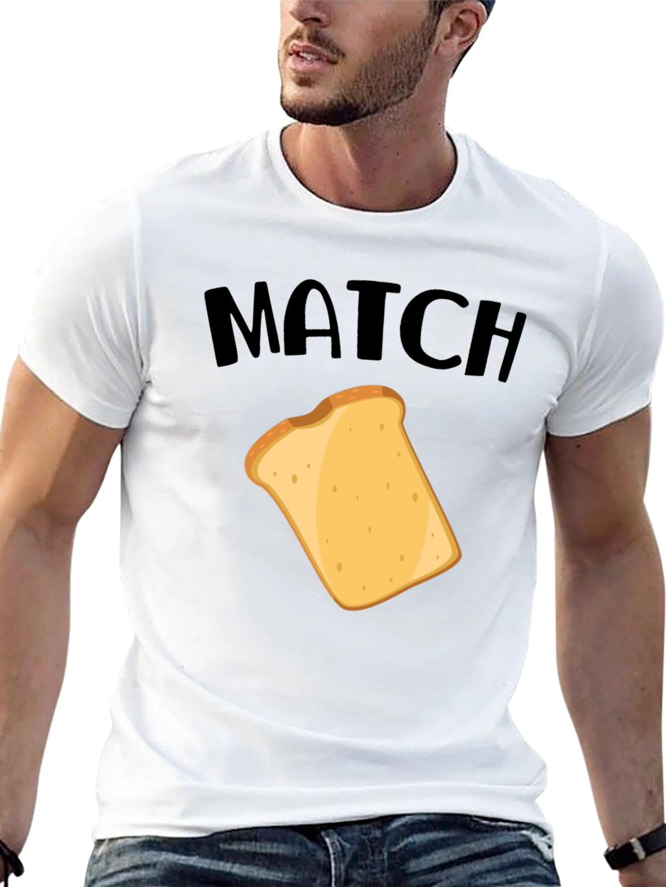 Match Slice of Toast Graphic T-Shirt